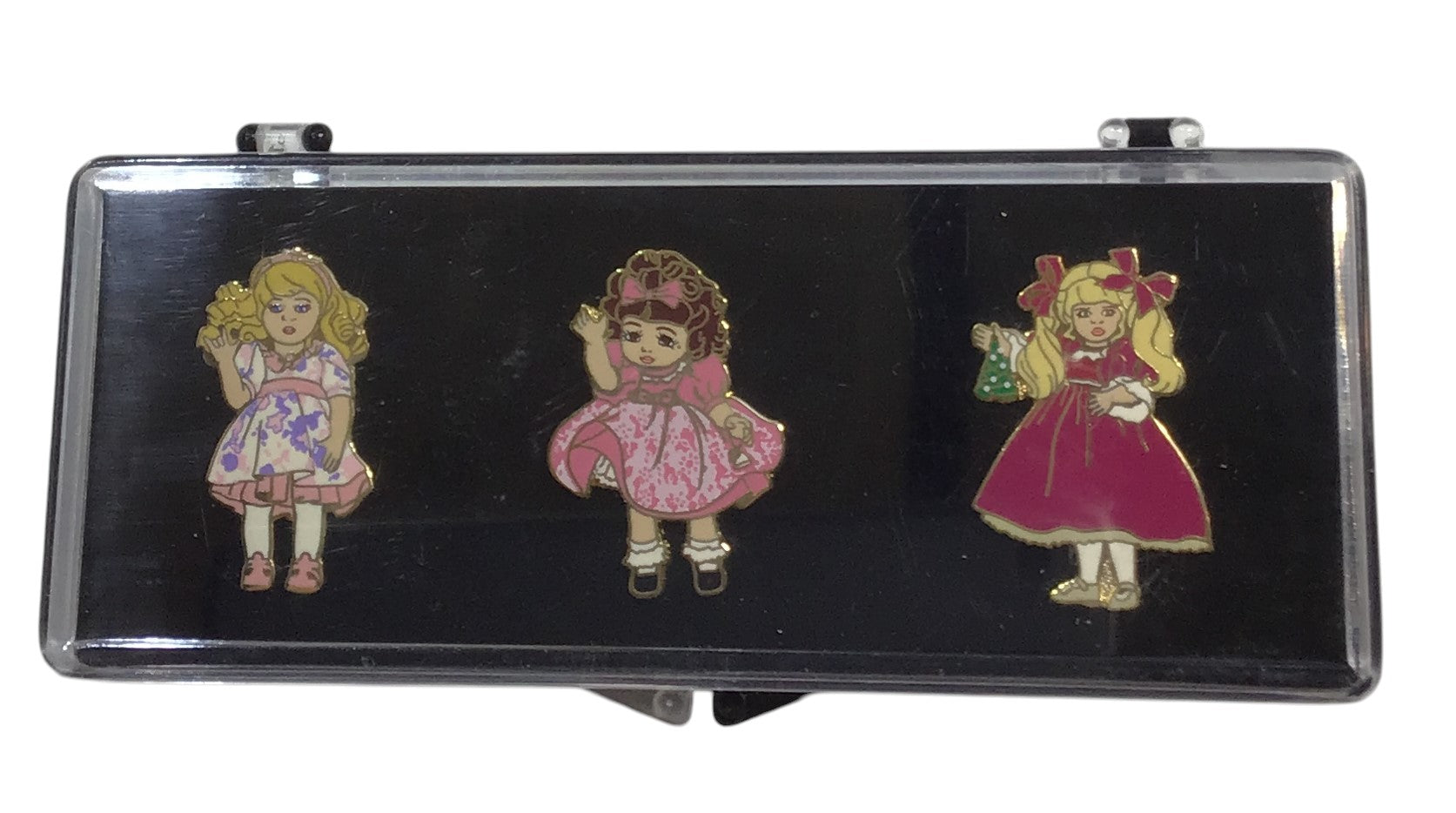 Vintage Doll Enamel Pin Set – Traci Adora Belle Helena – Knickerbocker