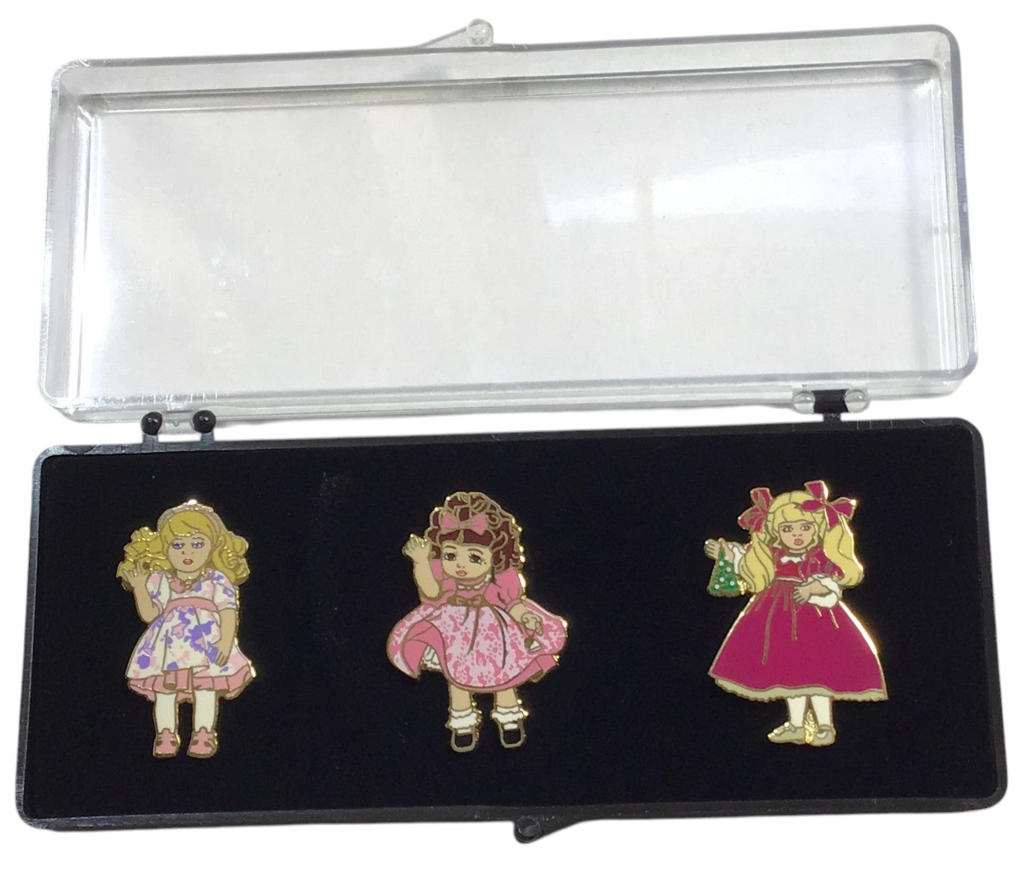 Vintage Doll Enamel Pin Set – Traci Adora Belle Helena – Knickerbocker