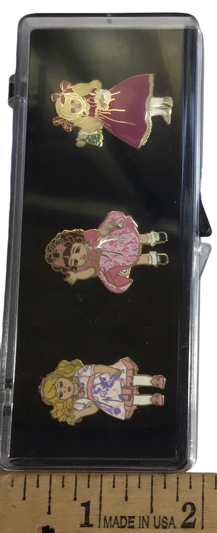 Vintage Doll Enamel Pin Set – Traci Adora Belle Helena – Knickerbocker