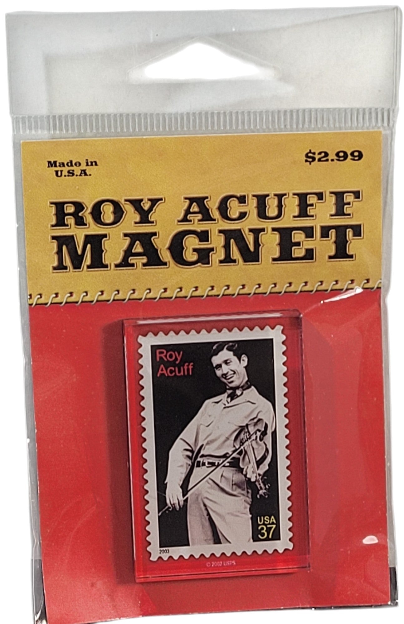Roy Acuff USPS Stamp Magnet – Vintage Licensed Country Music Collectible