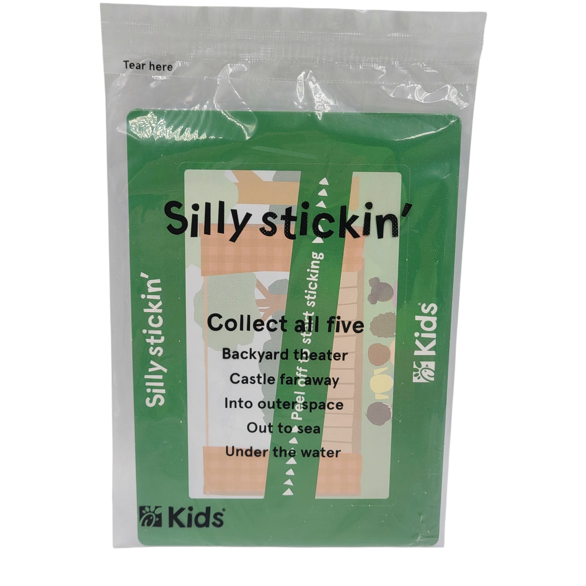 Sealed Silly Stickin' Sticker Set – Vintage Chick-fil-A Kids Meal Toy – Ages 4+