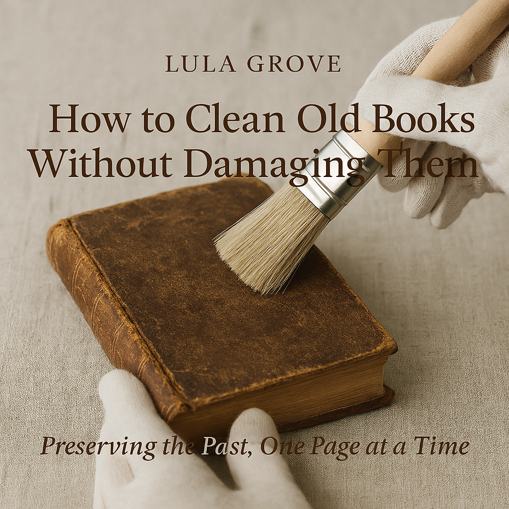 How to Clean Old Books Without Damaging Them