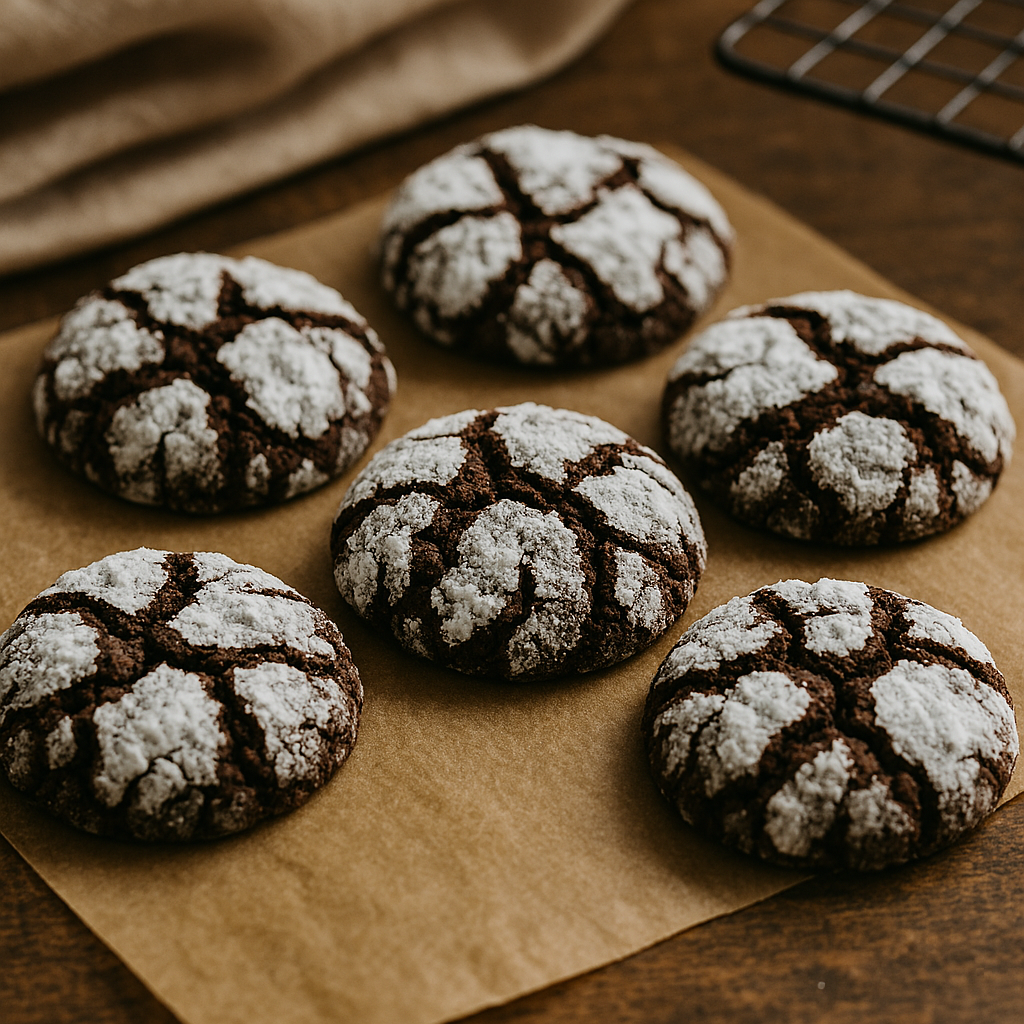 Classic Chocolate Crinkles Recipe – Crackled, Fudgy Cookies with a Snowy Finish