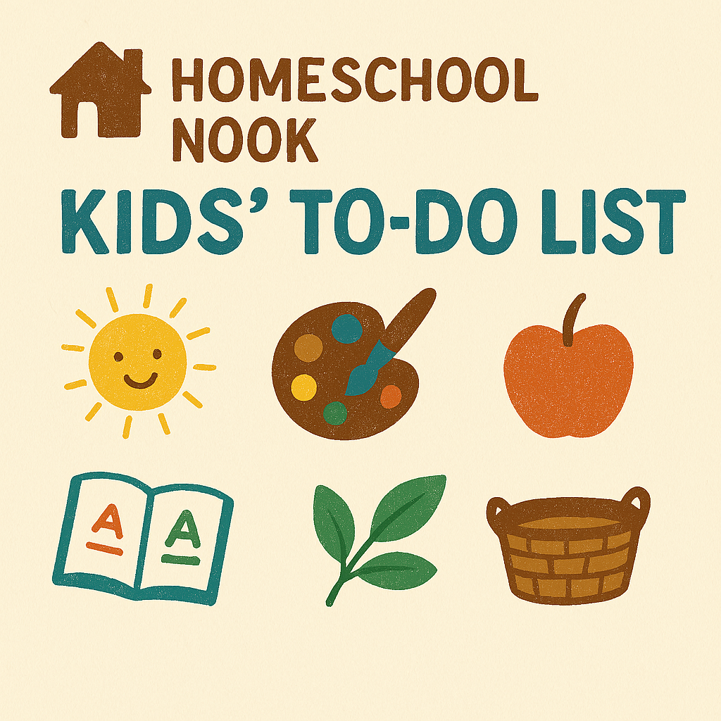 Homeschool Nook – Kids' To-Do List