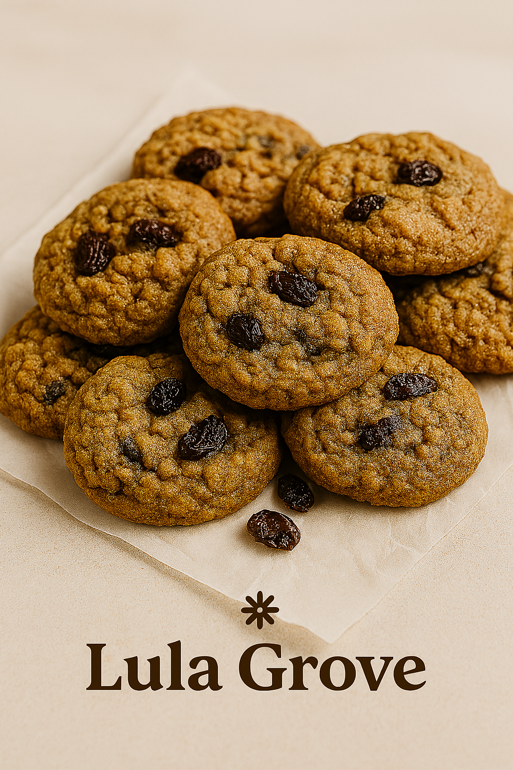 Homemade Oatmeal-Raisin Cookies