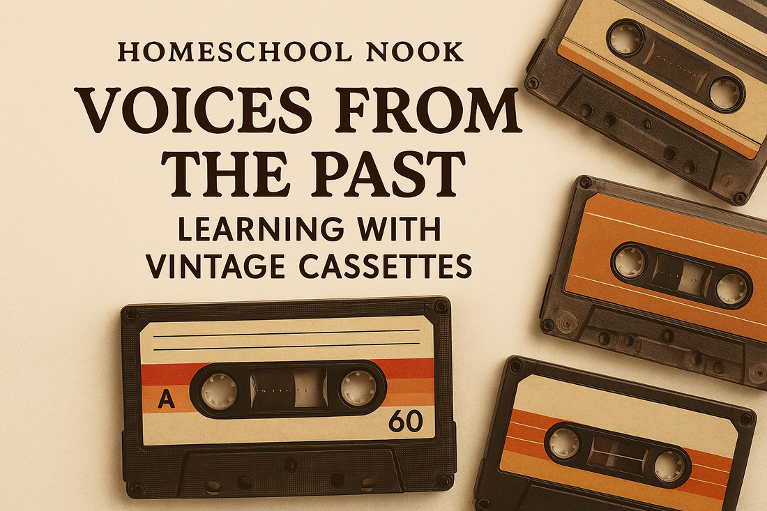 Homeschool Nook: Voices from the Past – Learning with Vintage Cassettes