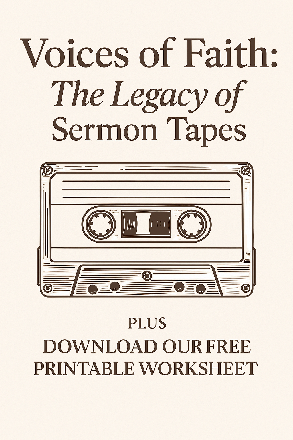 Voices of Faith: The Legacy of Sermon Tapes
