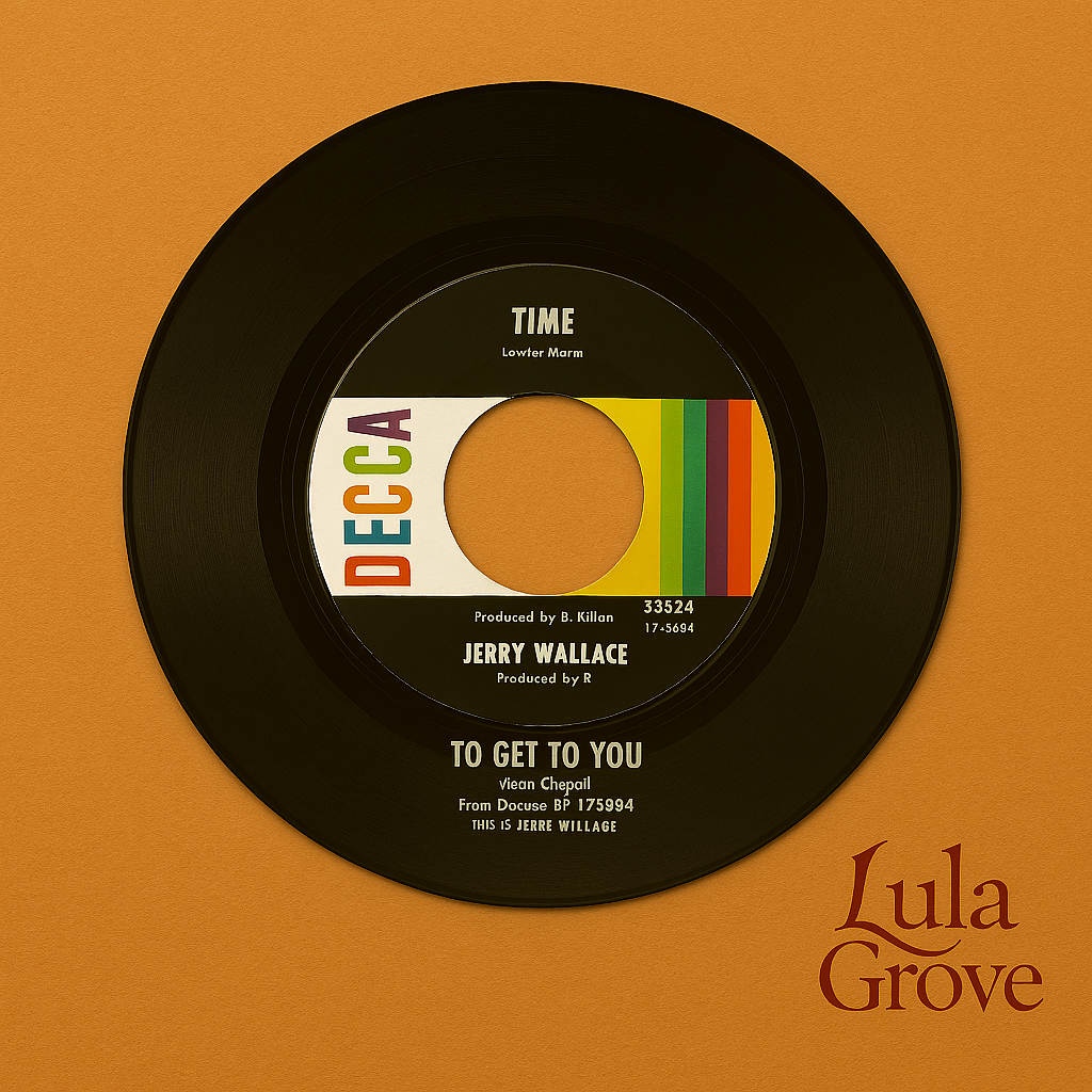 Behind the Find: Jerry Wallace – DECCA 45 RPM Vinyl Single (1971)