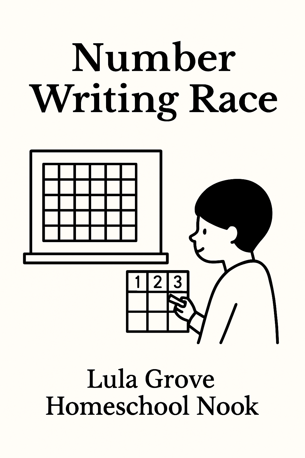 Number Writing Race: A Fun 100-Chart Math Game for Kindergarten and 1st Grade