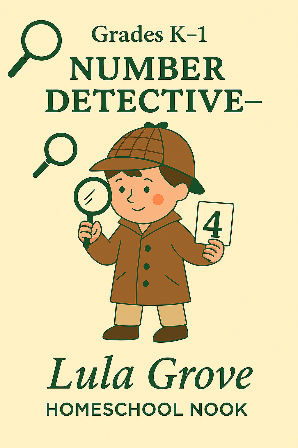 Number Detective – Find the Clues! | Fun Number Recognition Activity for Kindergarten & First Grade