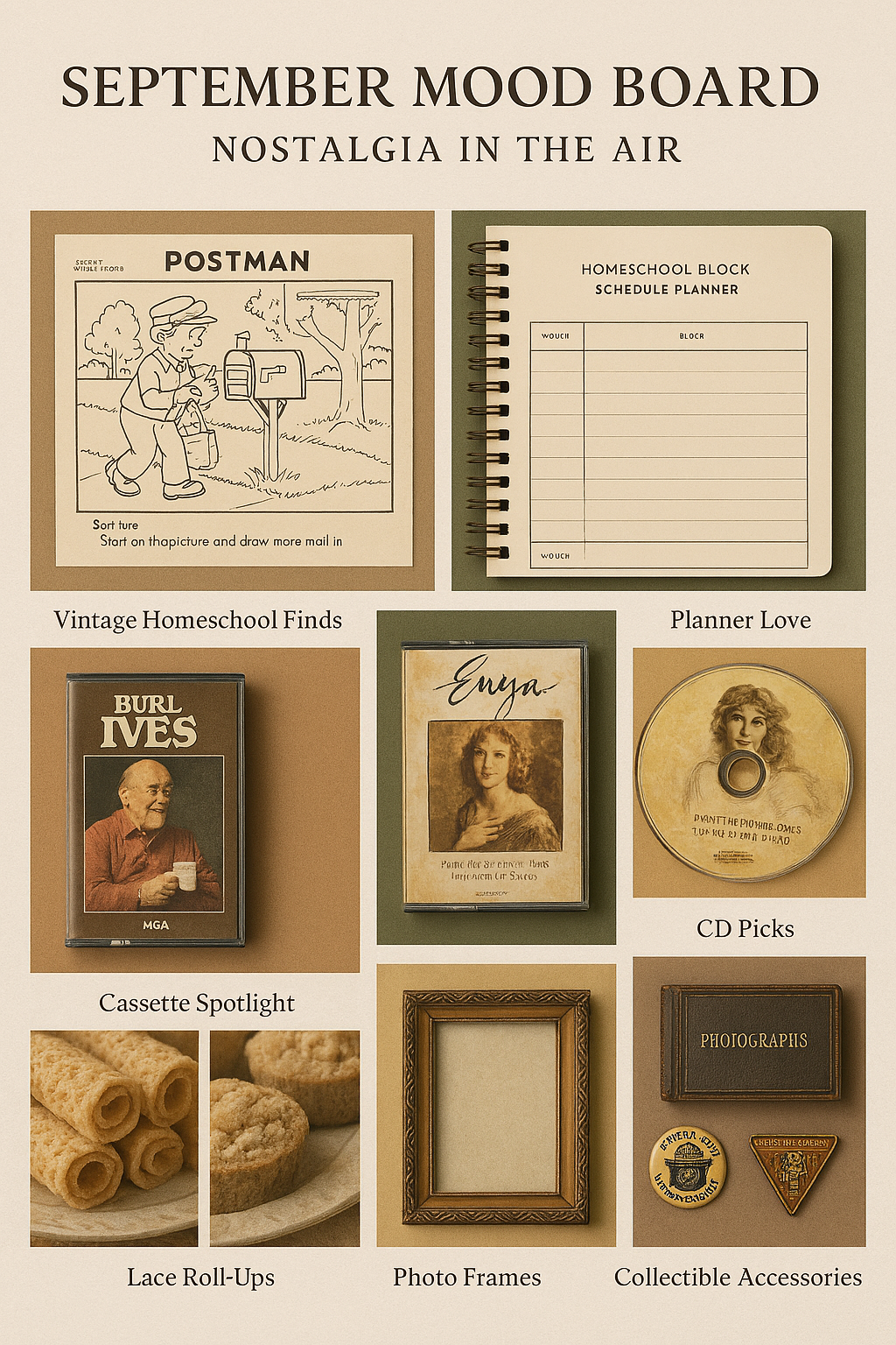 September Mood Board: Nostalgia in the Air