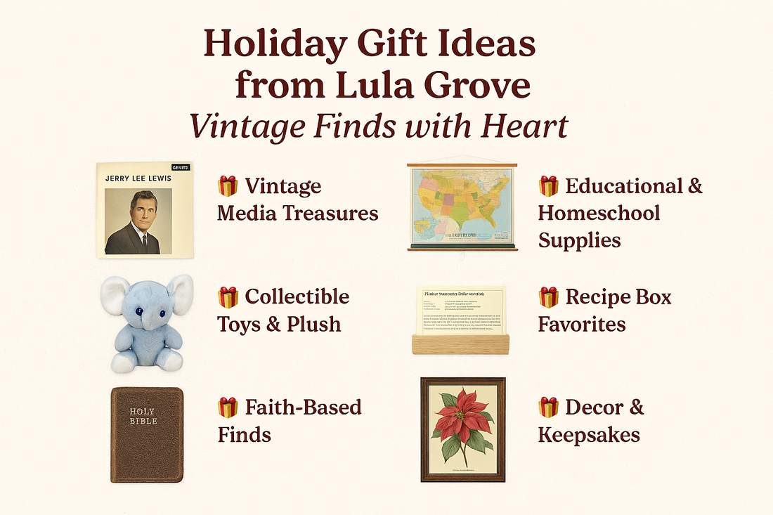 Holiday Gift Ideas from Lula Grove: Vintage Finds with Heart