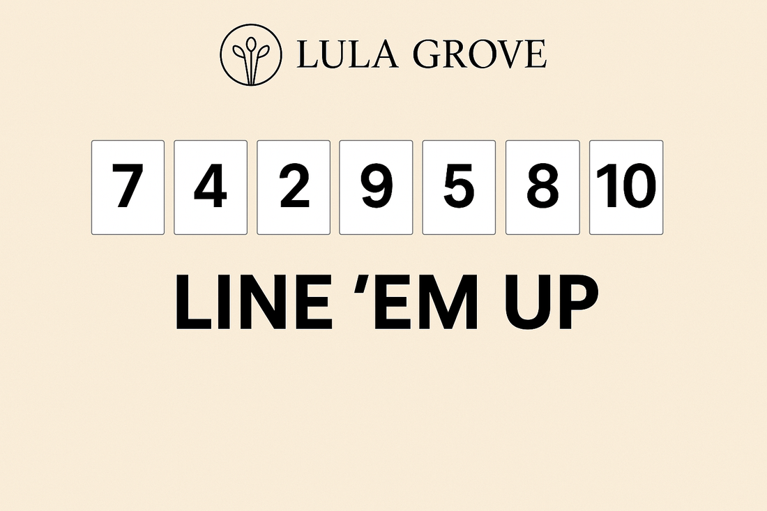 Line 'Em Up: A Hands-On Number Sequencing Activity for Grades K–1