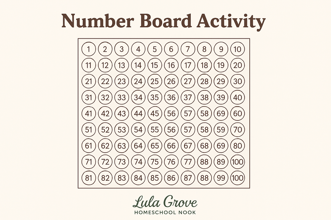 Hands-On Number Fun: Building Math Confidence with a DIY Number Board