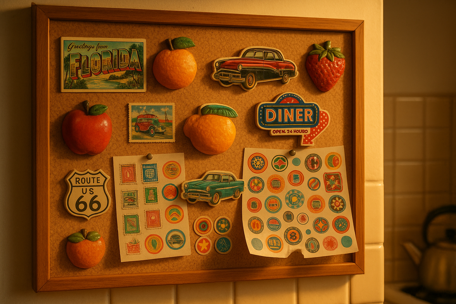Collectible Magnets and Stickers