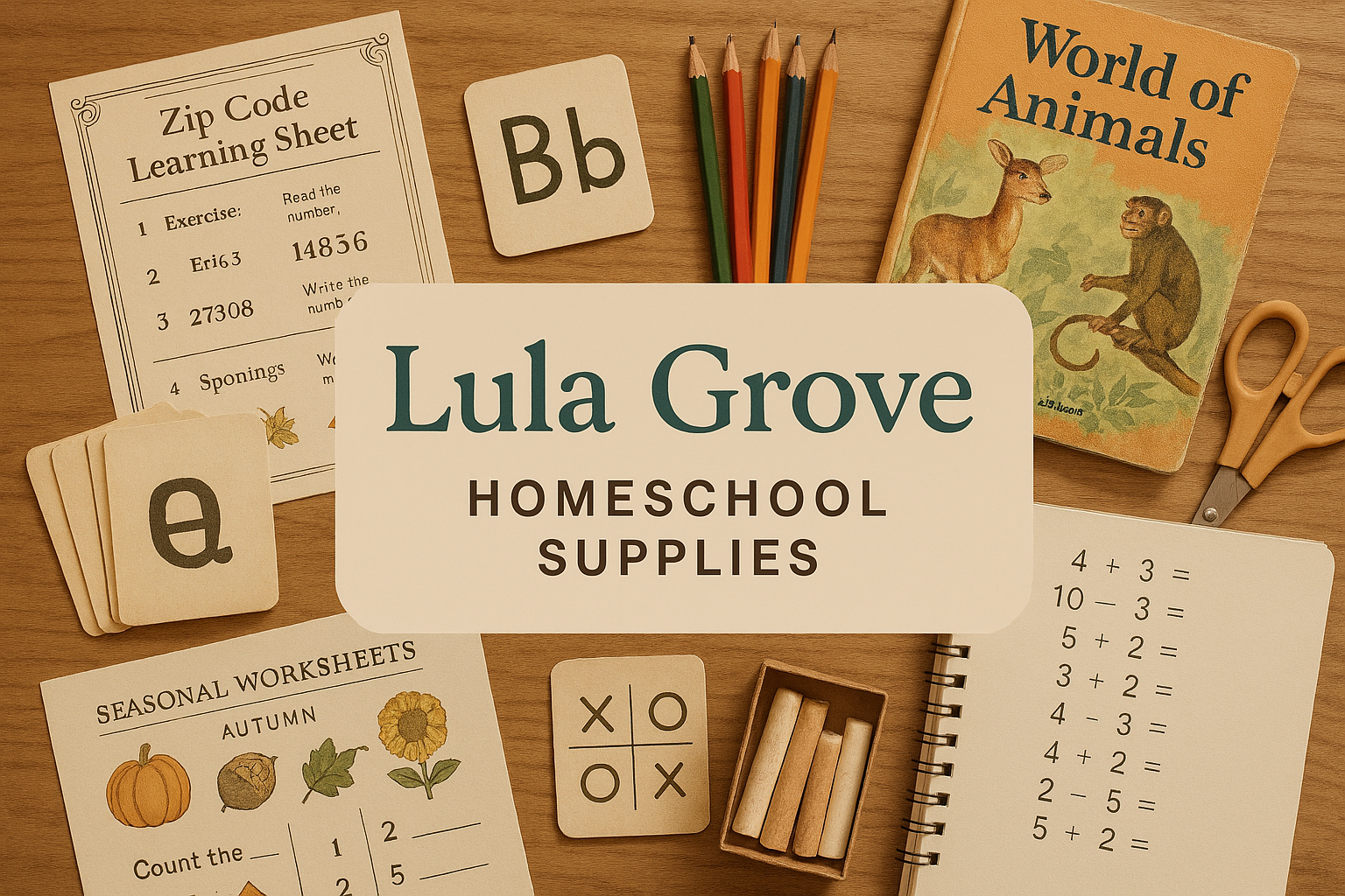 Lula Grove Homeschool Supplies Collection