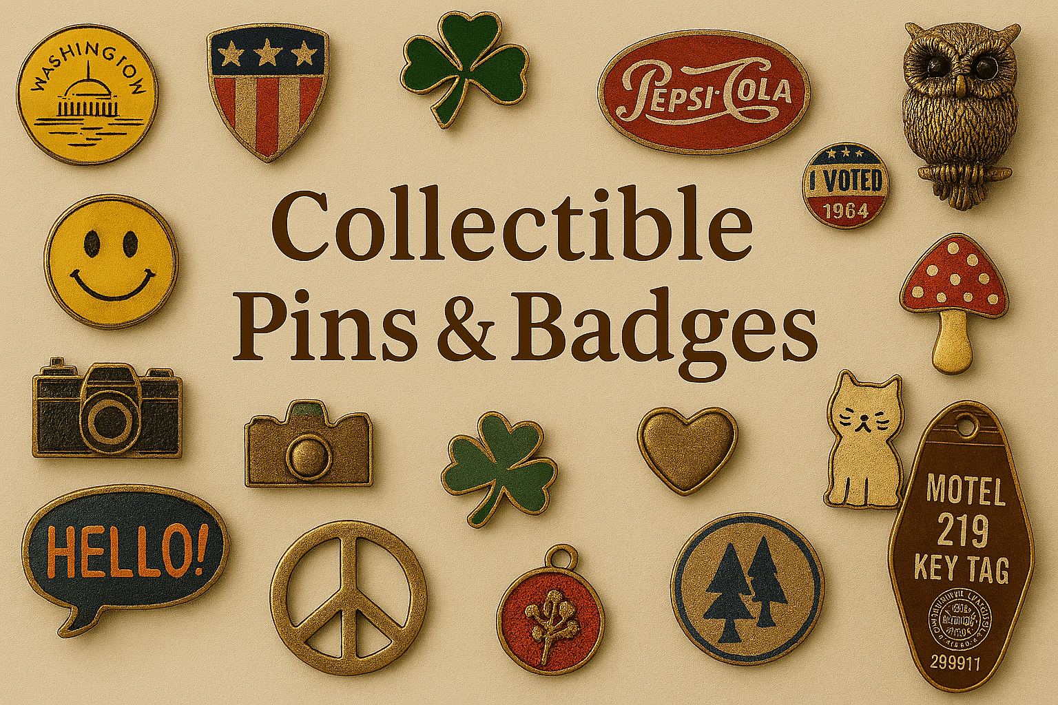 Collectible Pins and Badges