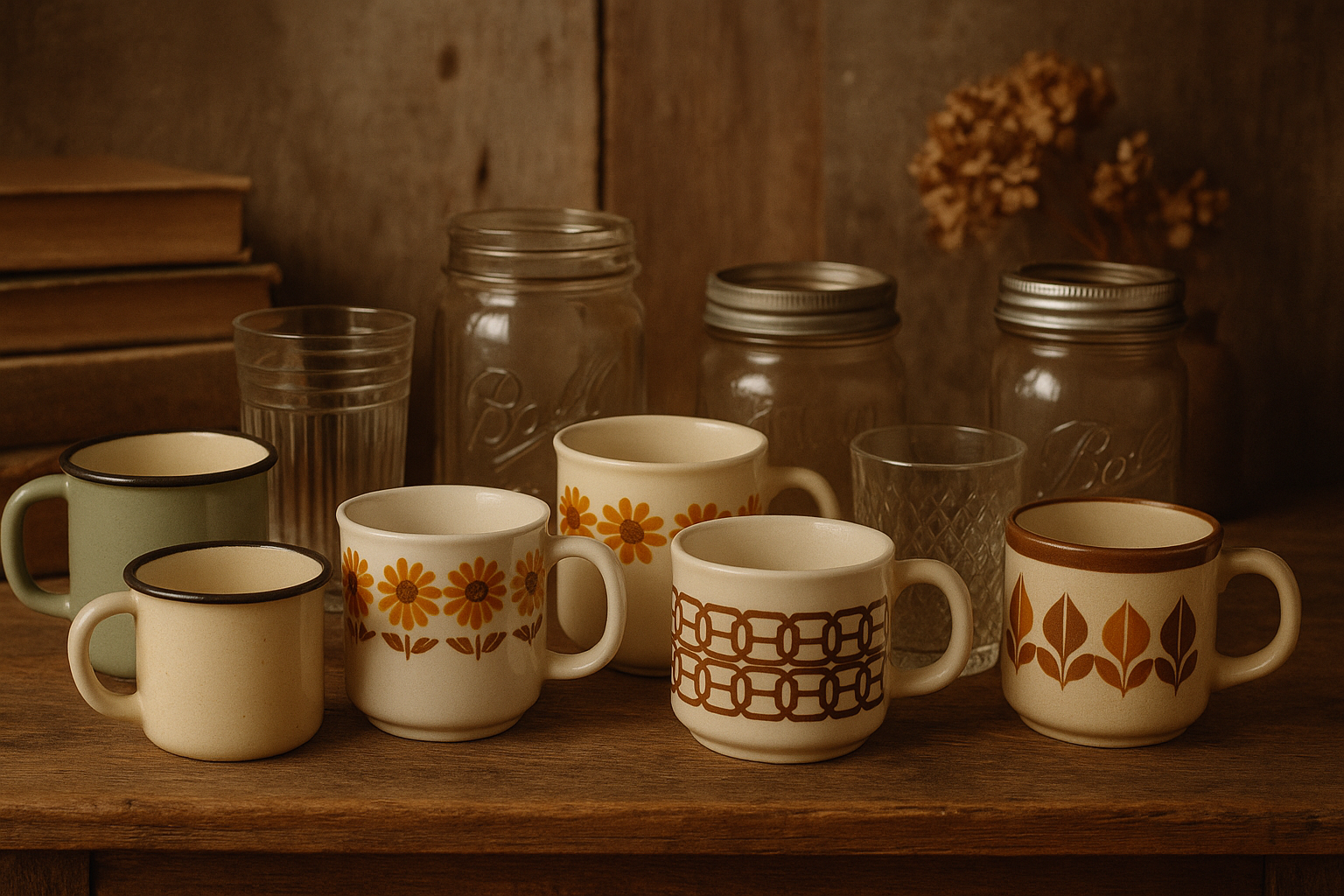 Vintage Mugs and Drinkware