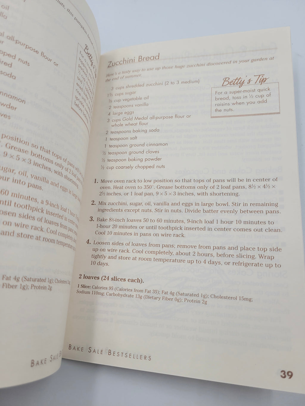 Betty Crocker Bake Sale Bestsellers Cookbook – 2002 Edition, Reprinted 2011