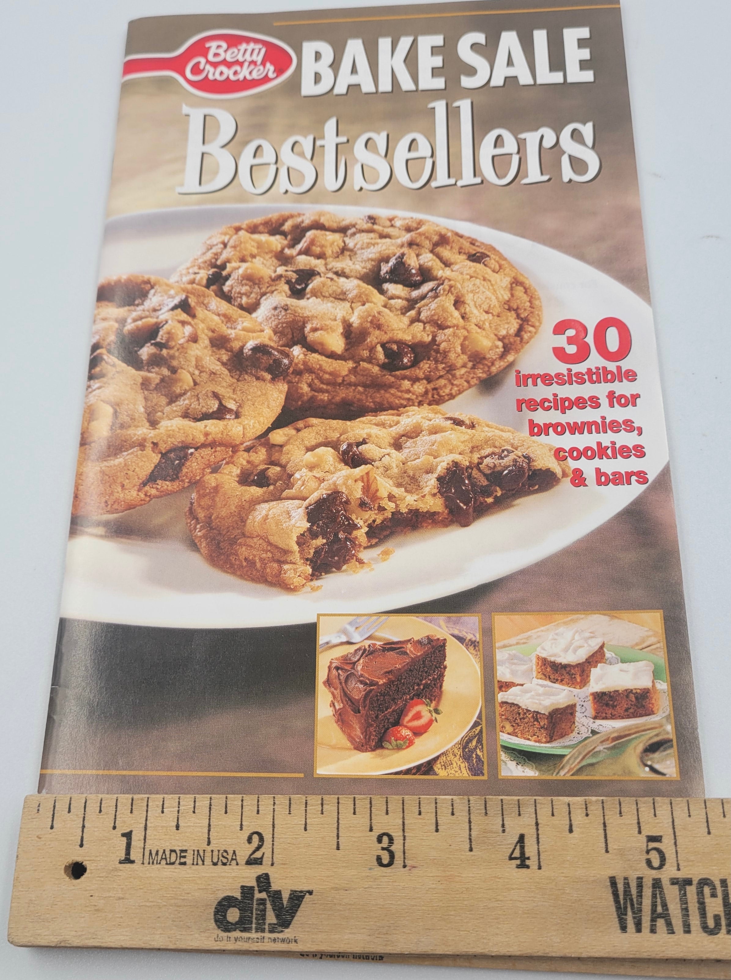 Betty Crocker Bake Sale Bestsellers Cookbook – 2002 Edition, Reprinted 2011