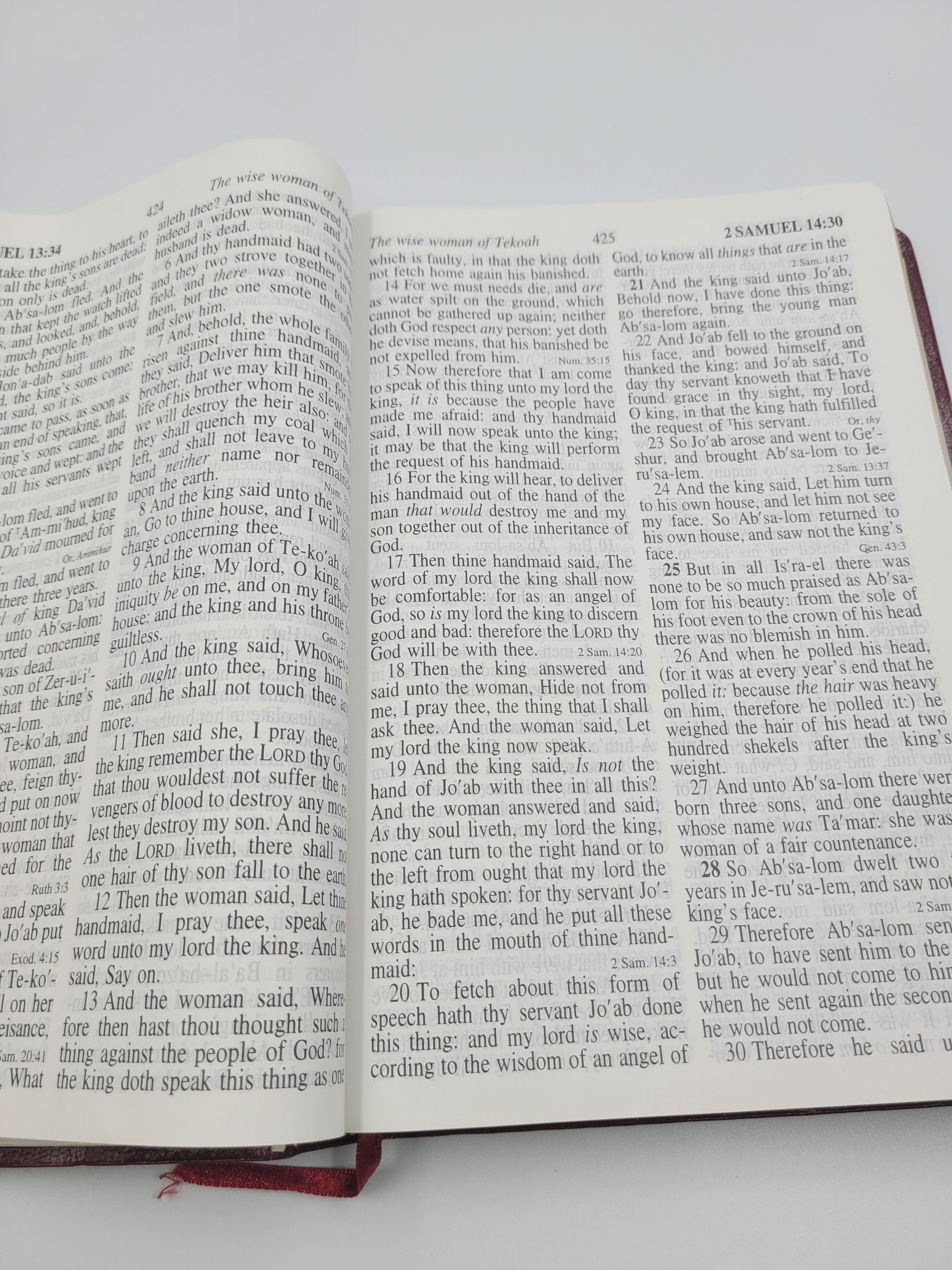KJV Giant Print Reference Bible – Holman 1998 Burgundy – Vintage Edition