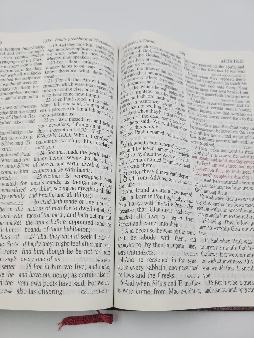 KJV Giant Print Reference Bible – Holman 1998 Burgundy – Vintage Edition