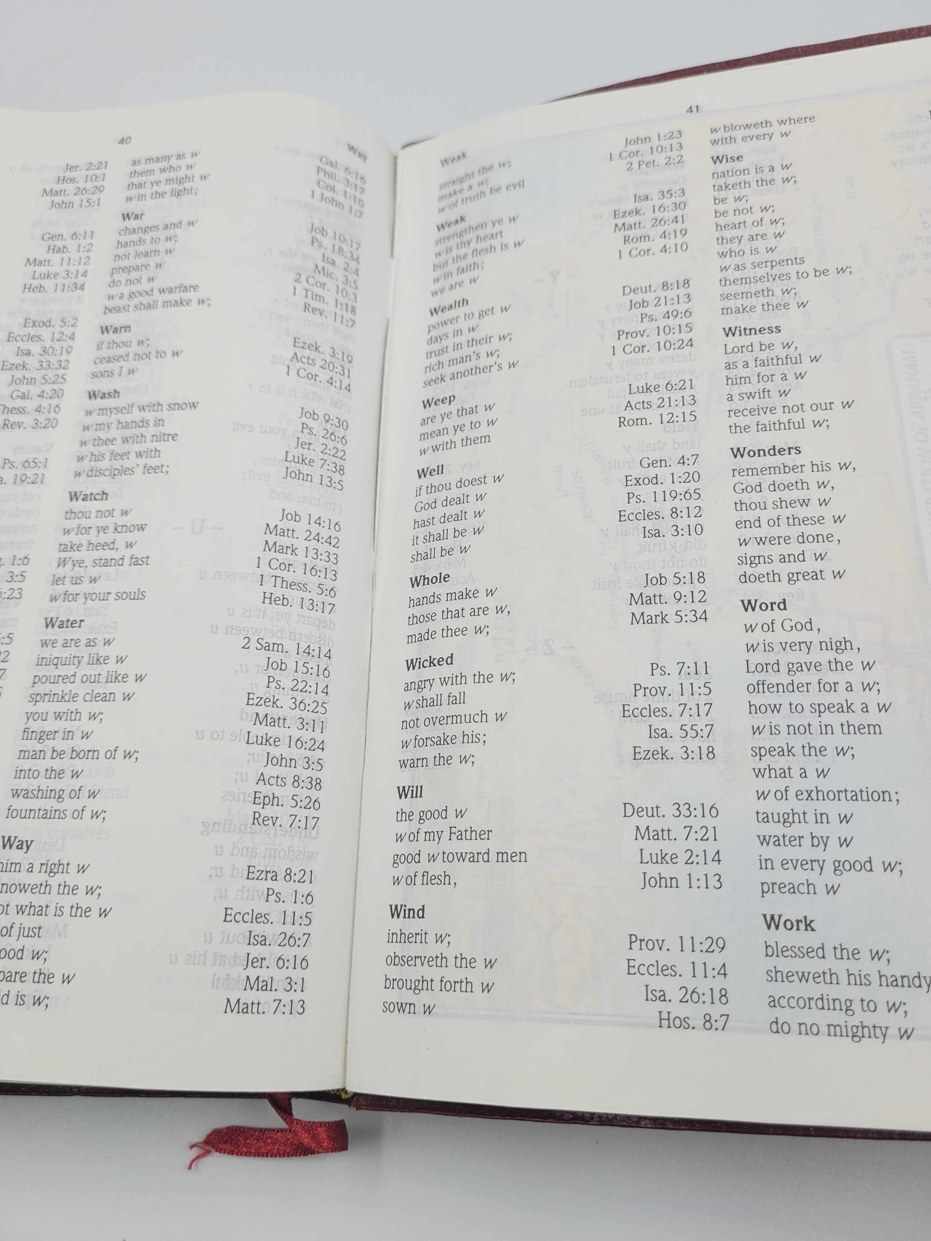 KJV Giant Print Reference Bible – Holman 1998 Burgundy – Vintage Edition