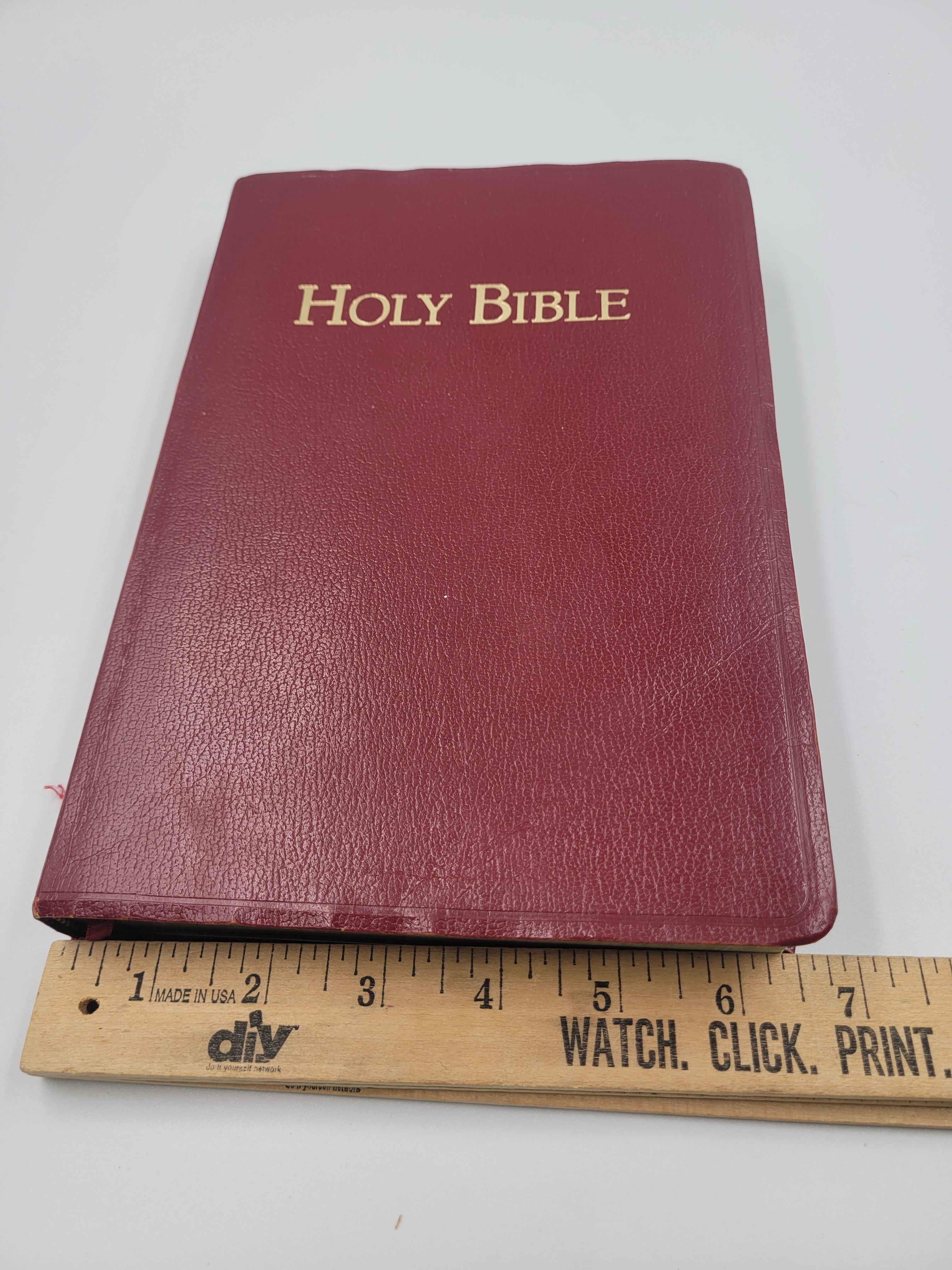 KJV Giant Print Reference Bible – Holman 1998 Burgundy – Vintage Edition