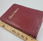 KJV Giant Print Reference Bible – Holman 1998 Burgundy – Vintage Edition