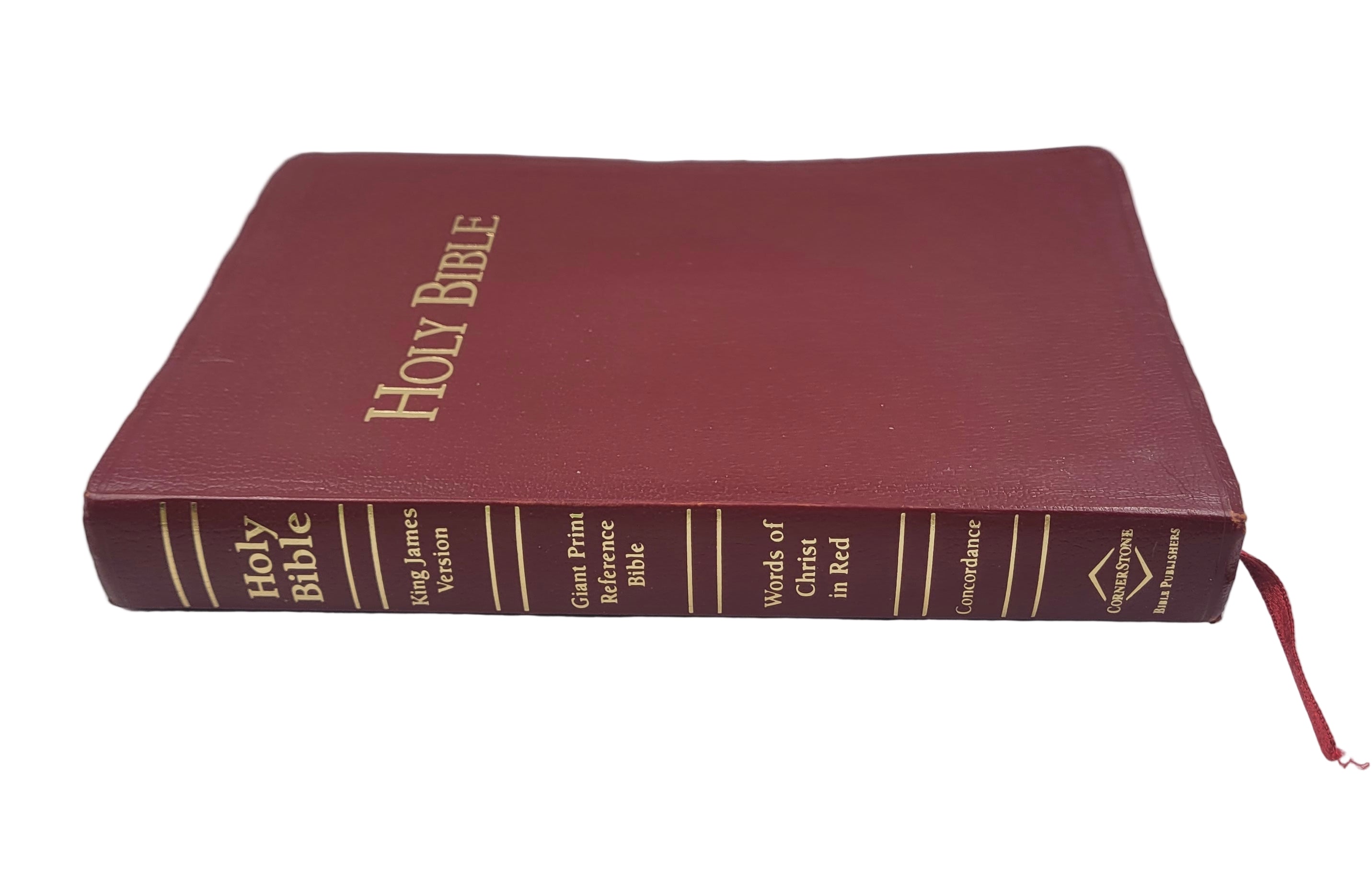 KJV Giant Print Reference Bible – Holman 1998 Burgundy – Vintage Edition