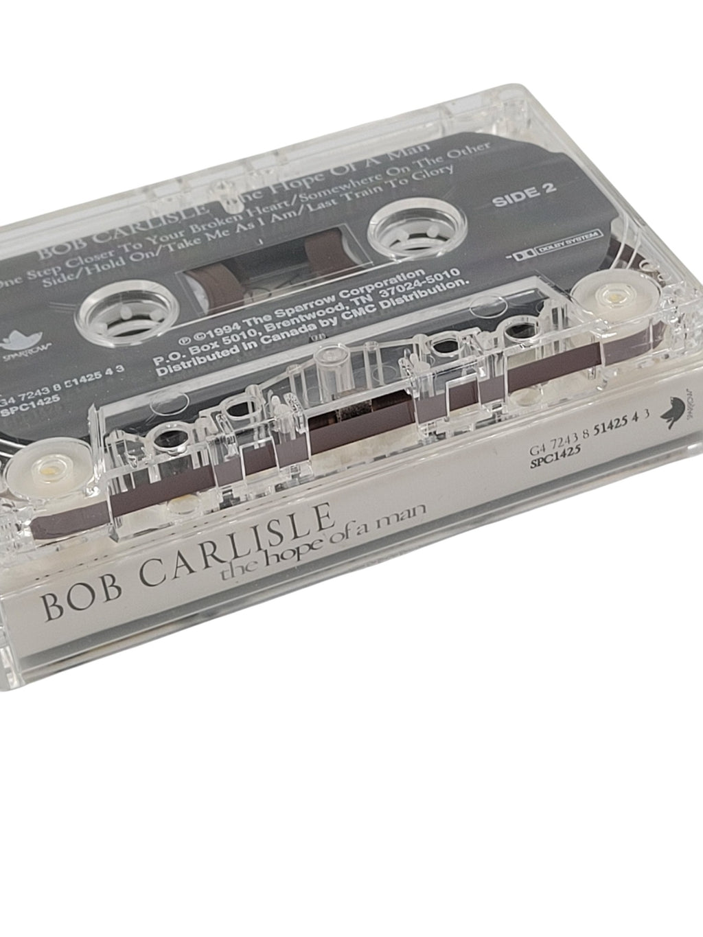 Bob Carlisle – The Hope of a Man (1994) Cassette Tape | Sparrow Records | Tested & Working
