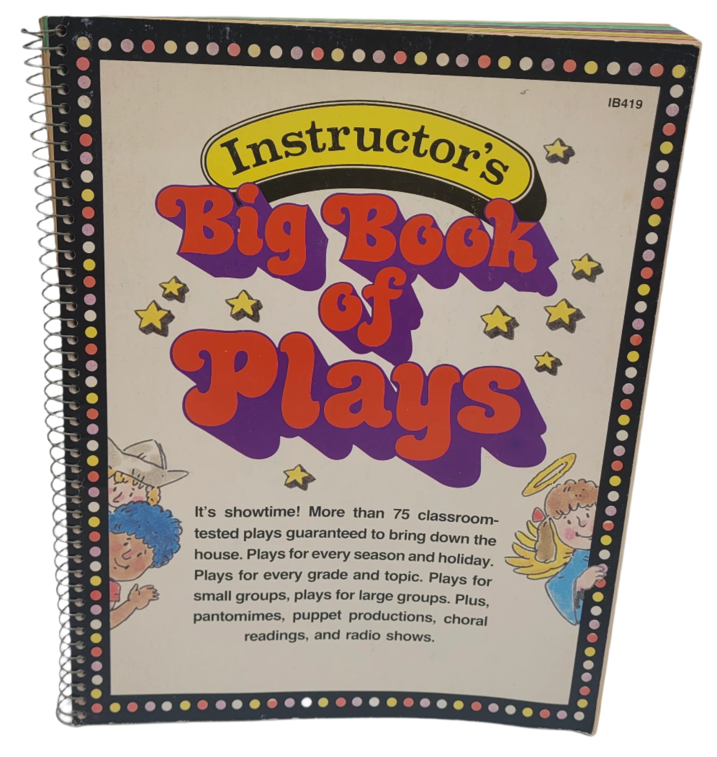 Instructor's Big Book of Plays – Vintage Spiralbound Classroom Theater Guide