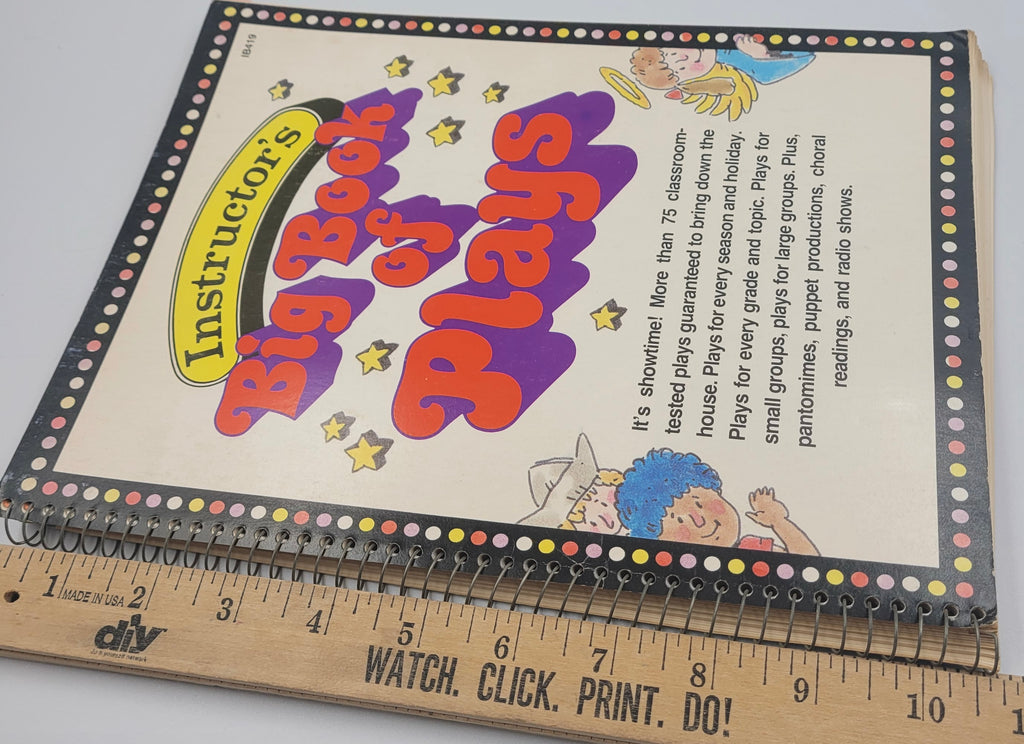 Instructor's Big Book of Plays – Vintage Spiralbound Classroom Theater Guide