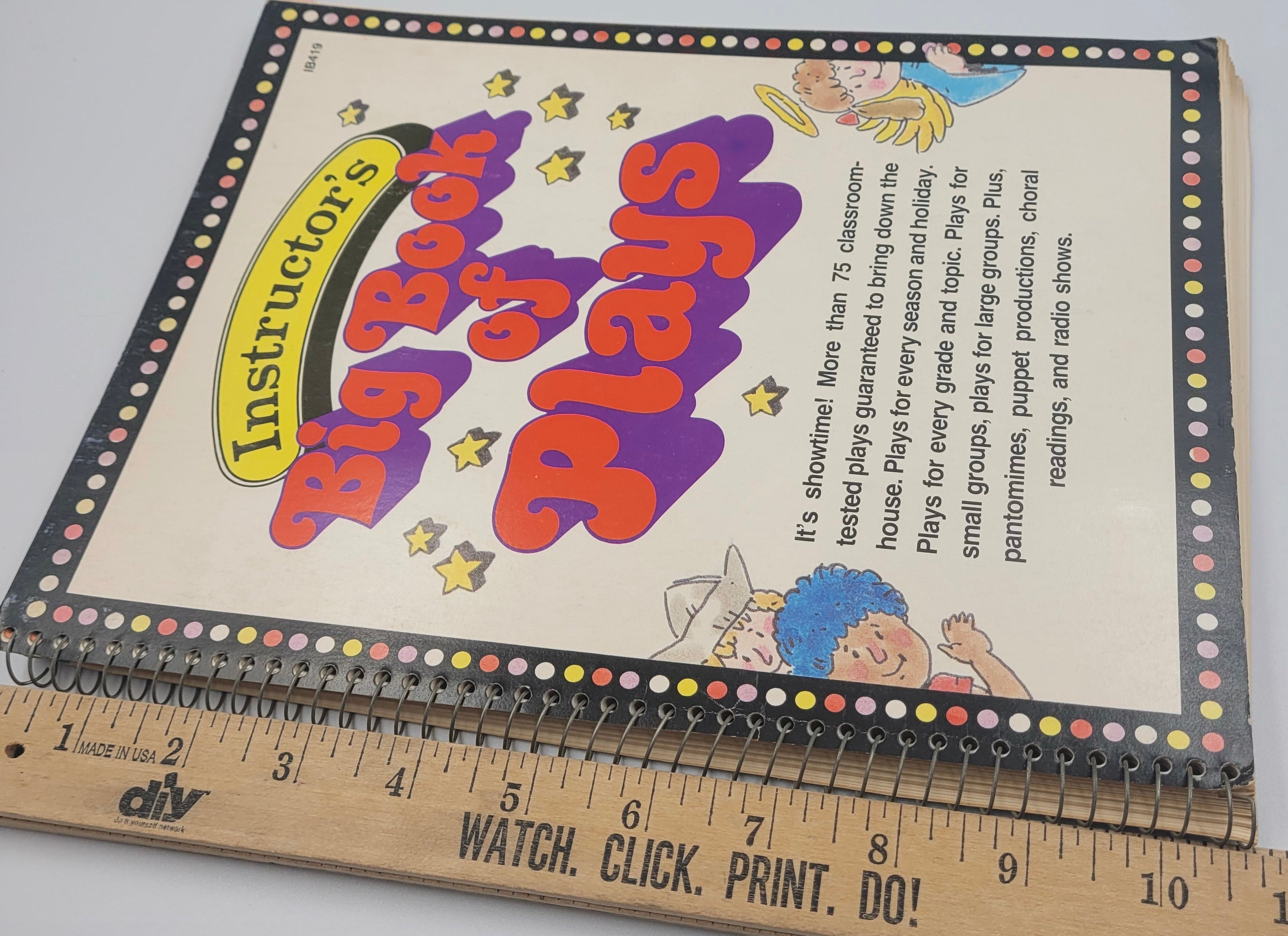 Instructor's Big Book of Plays – Vintage Spiralbound Classroom Theater Guide