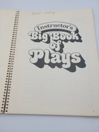 Instructor's Big Book of Plays – Vintage Spiralbound Classroom Theater Guide