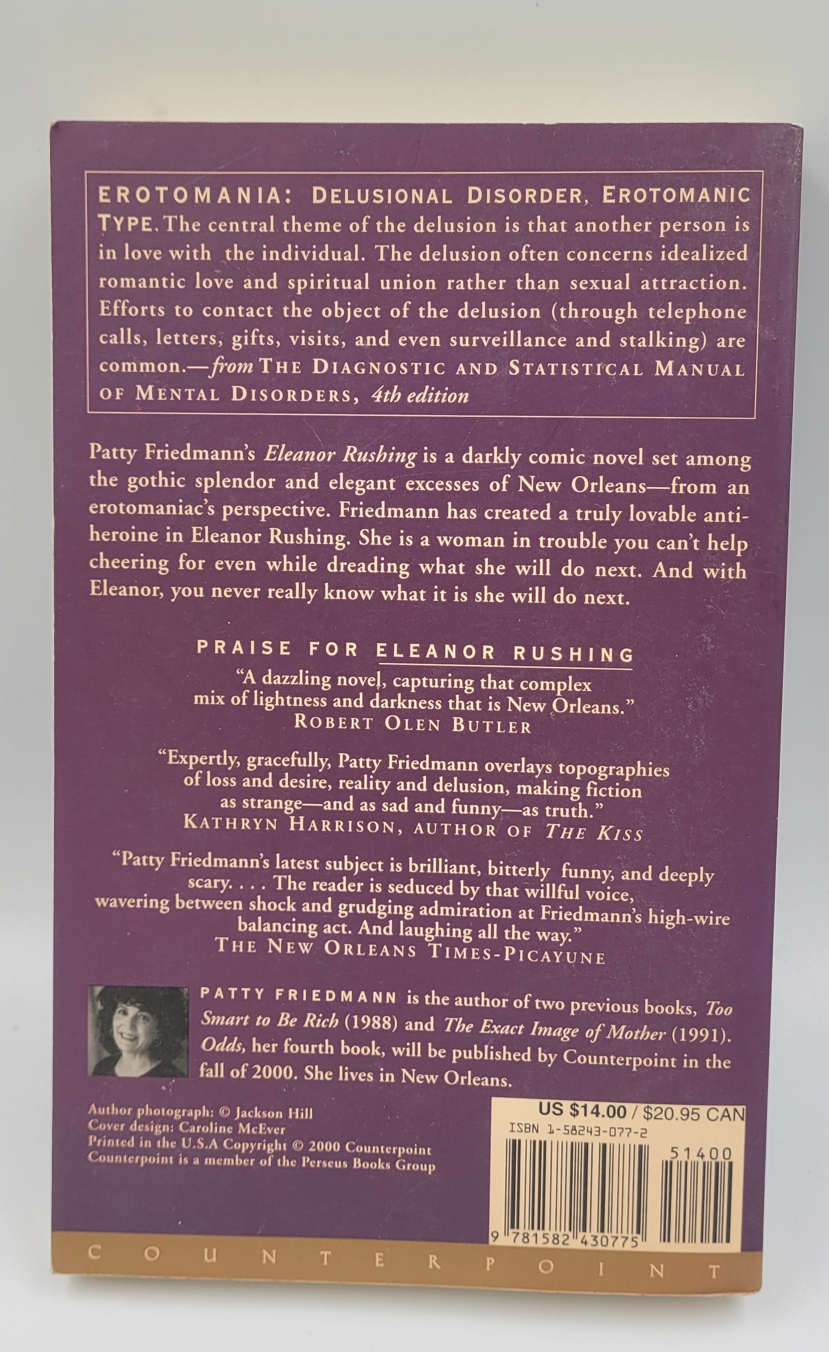 Eleanor Rushing by Patty Friedmann (1999) – First Paperback Edition