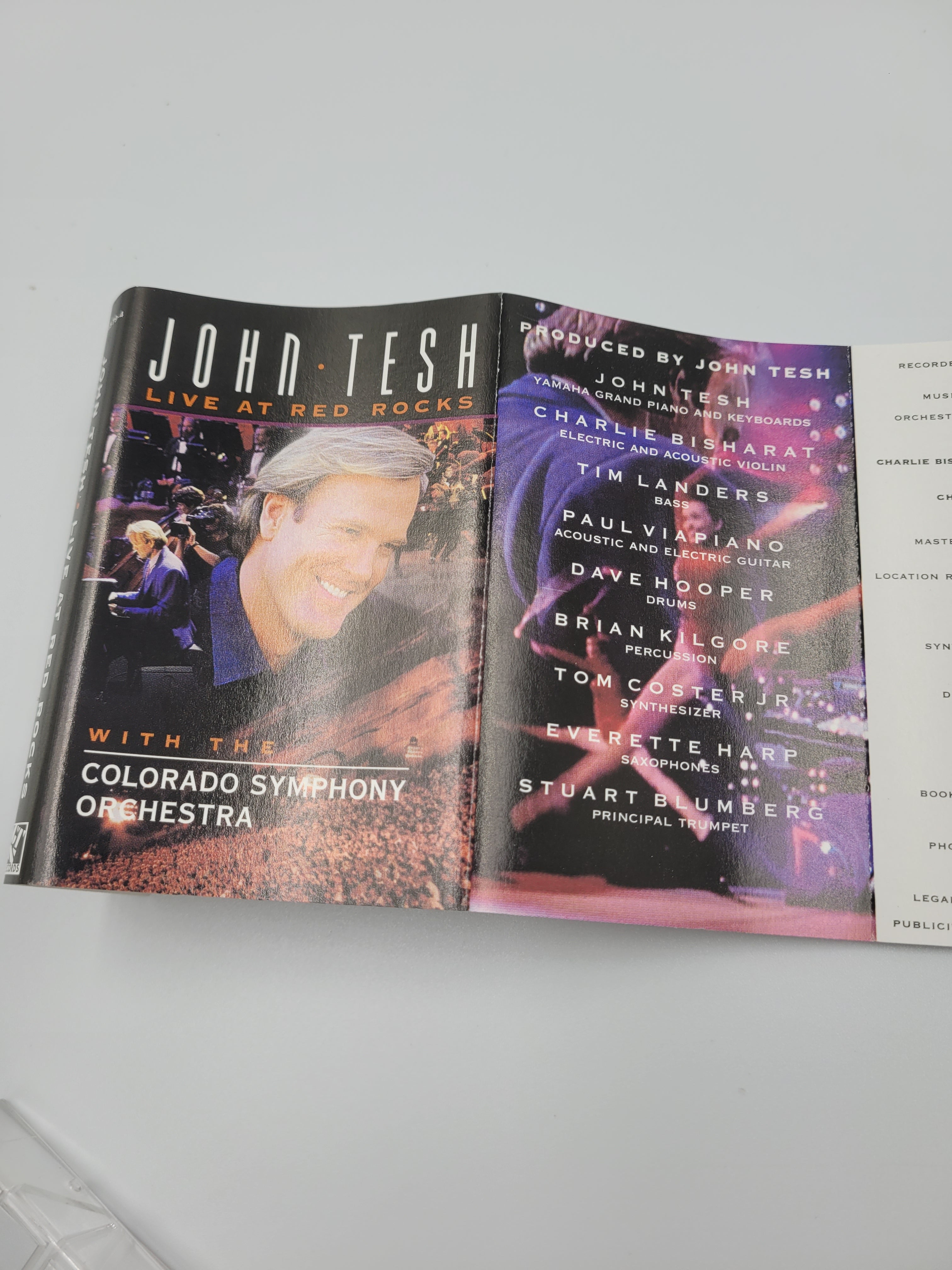 John Tesh – Live at Red Rocks (1995 Cassette Tape) | Colorado Symphony Orchestra