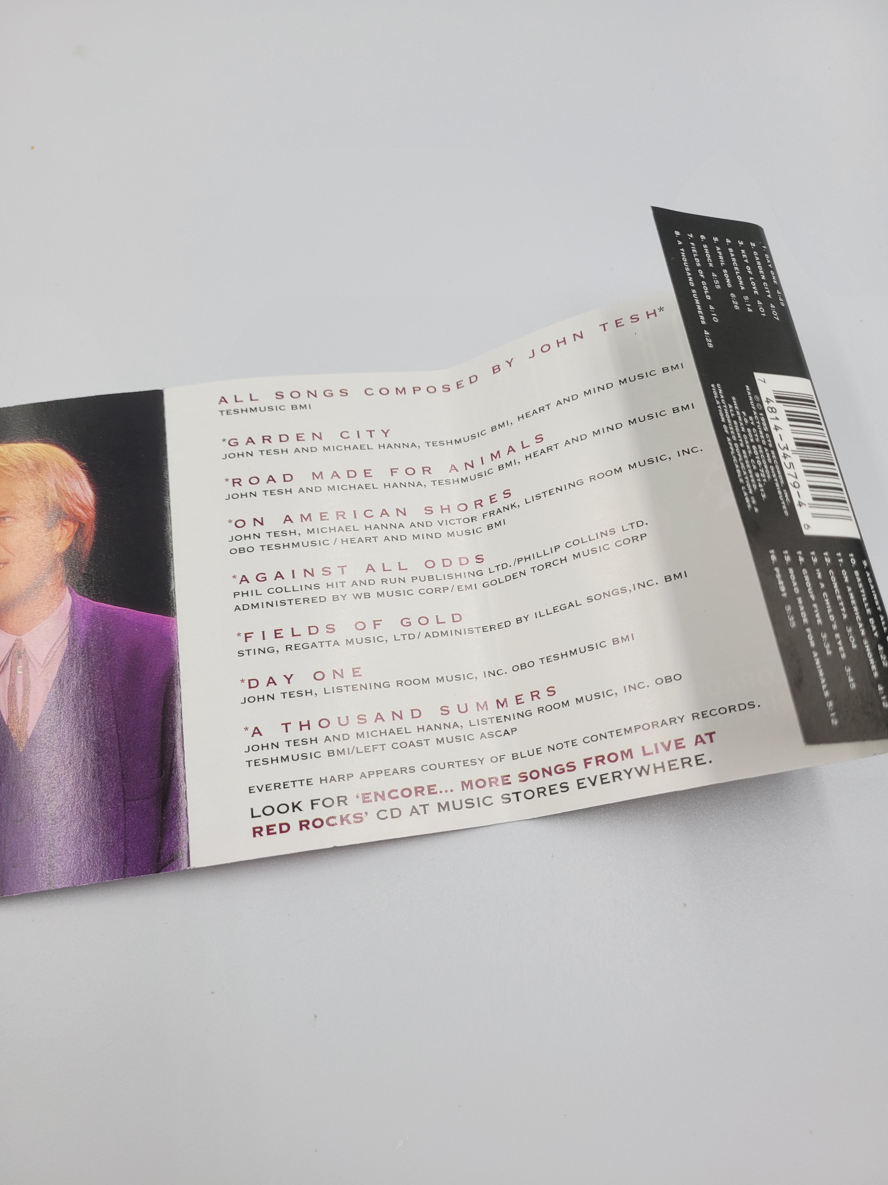 John Tesh – Live at Red Rocks (1995 Cassette Tape) | Colorado Symphony Orchestra