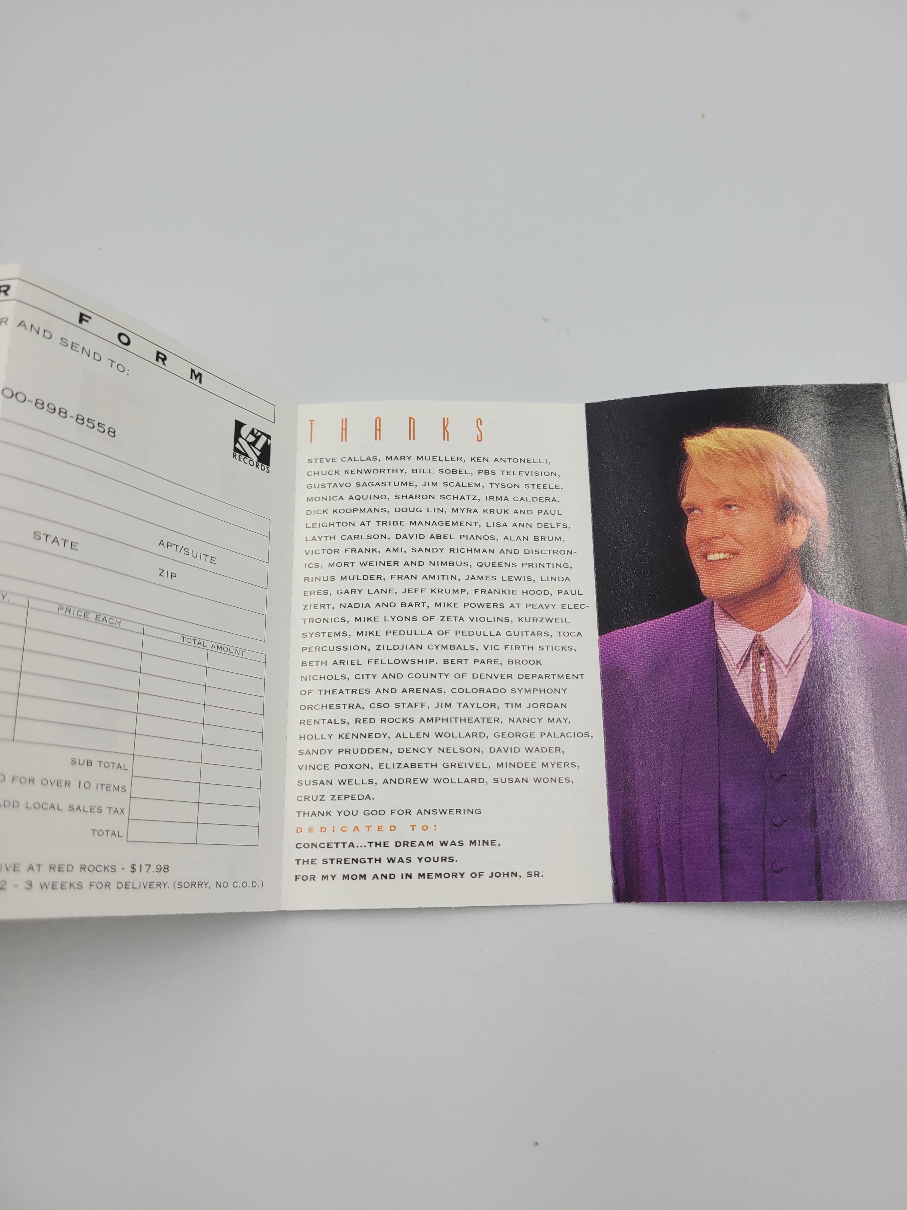 John Tesh – Live at Red Rocks (1995 Cassette Tape) | Colorado Symphony Orchestra