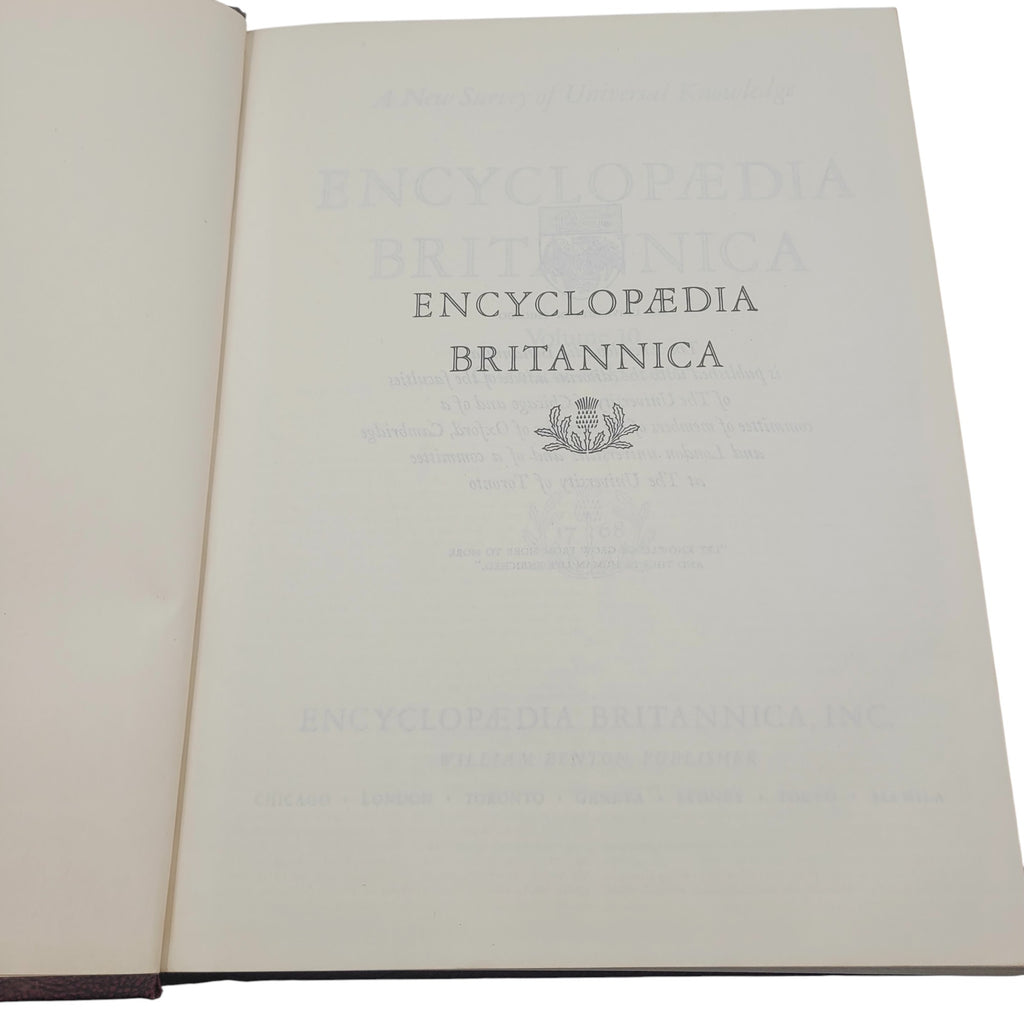 Encyclopaedia (Encyclopedia) Britannica Volume 10 (1967) – Garrison to Halibut – 15th Edition