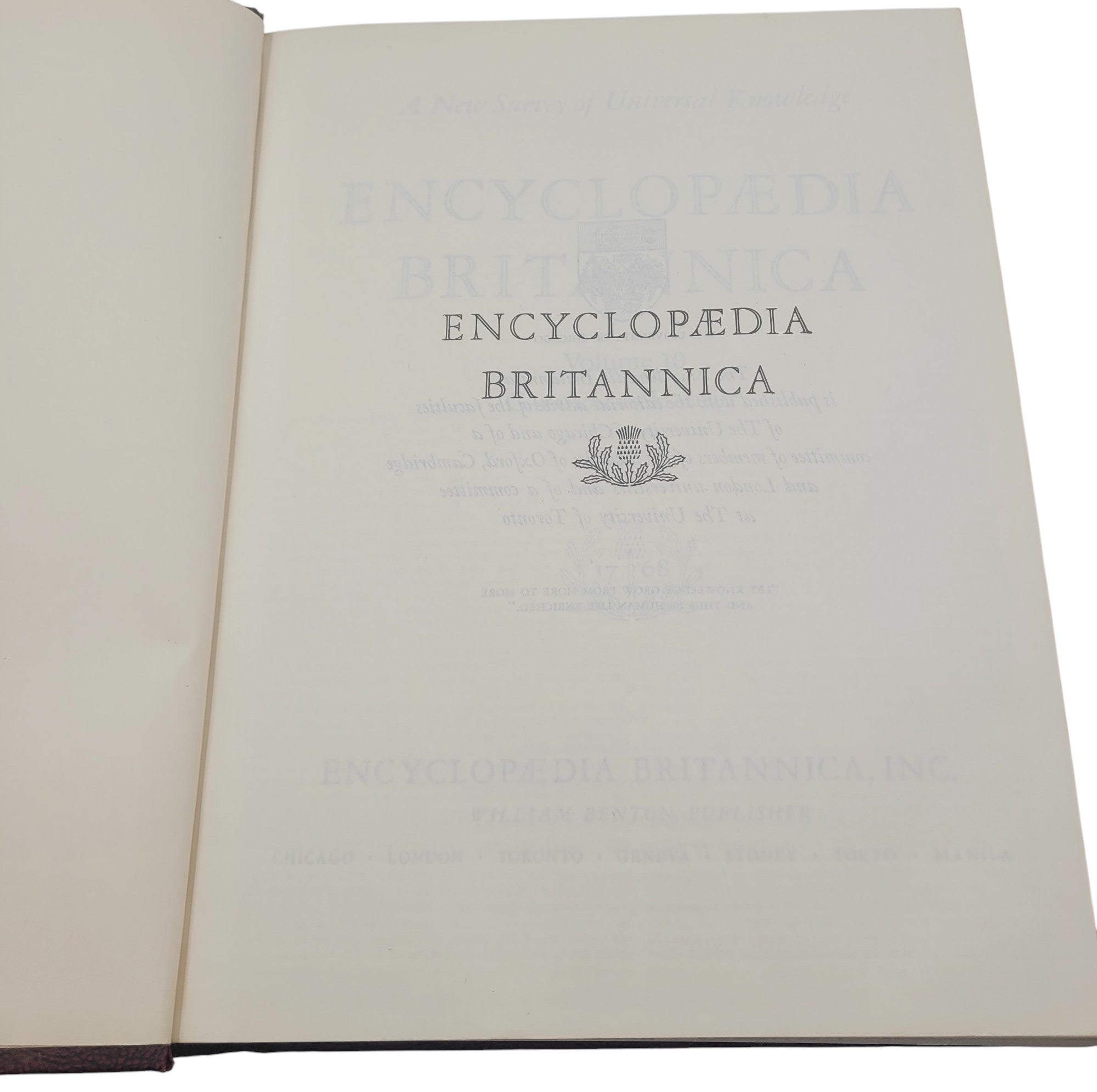 Encyclopaedia (Encyclopedia) Britannica Volume 10 (1967) – Garrison to Halibut – 15th Edition