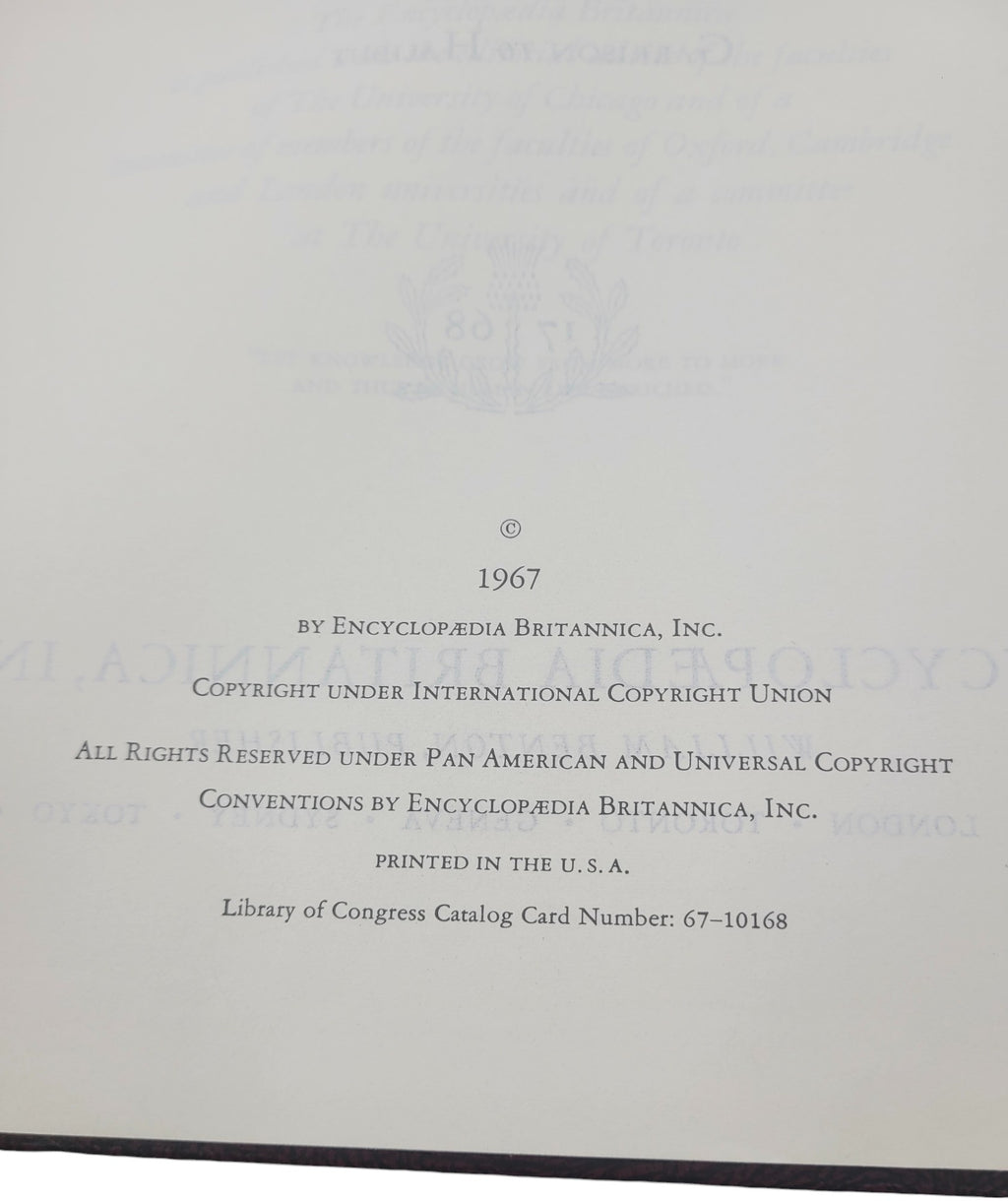 Encyclopaedia (Encyclopedia) Britannica Volume 10 (1967) – Garrison to Halibut – 15th Edition