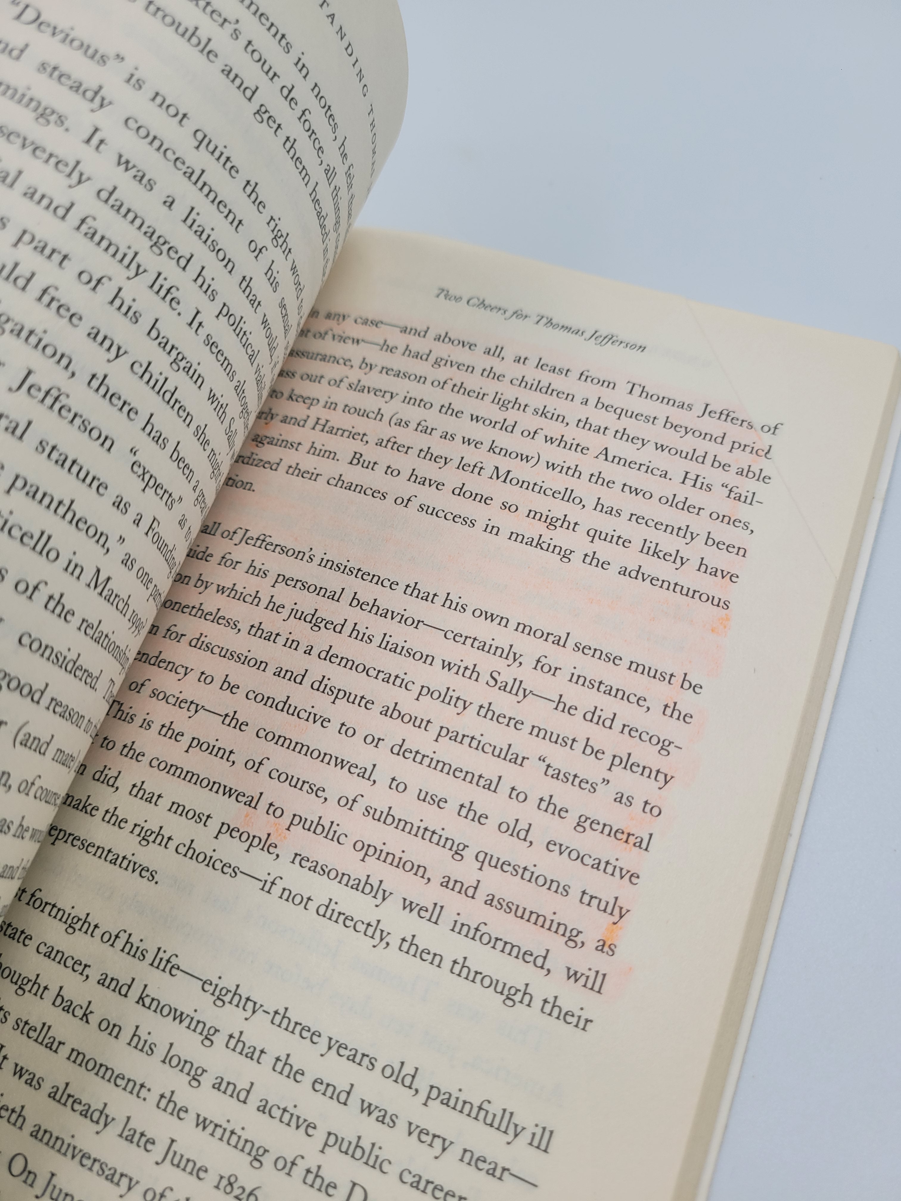 Understanding Thomas Jefferson by E. M. Halliday – First Perennial Edition (2002) – Study Copy with Highlights