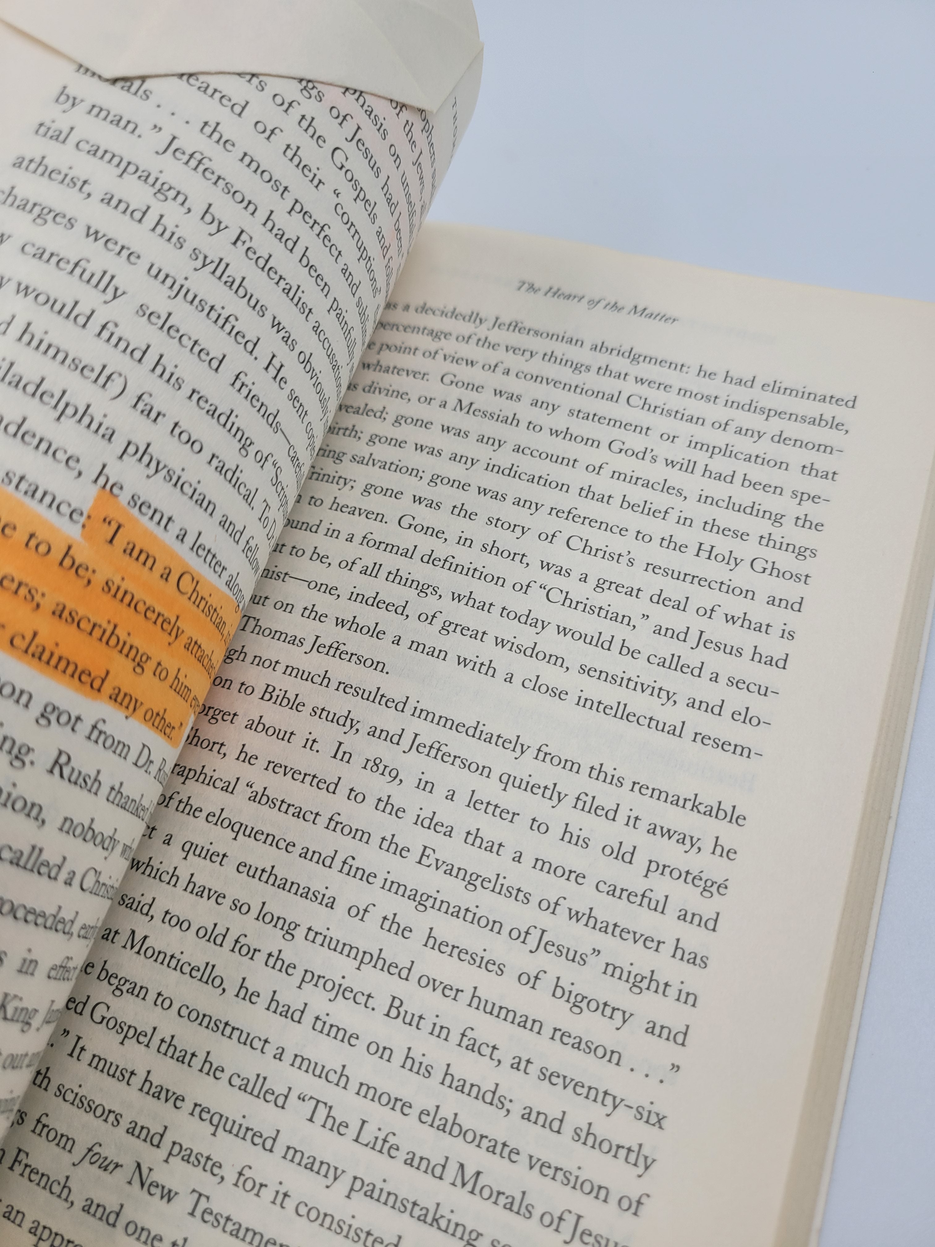 Understanding Thomas Jefferson by E. M. Halliday – First Perennial Edition (2002) – Study Copy with Highlights