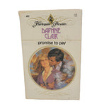 Promise to Pay by Daphne Clair – Harlequin Presents #481 (1982) – Vintage Romance Paperback