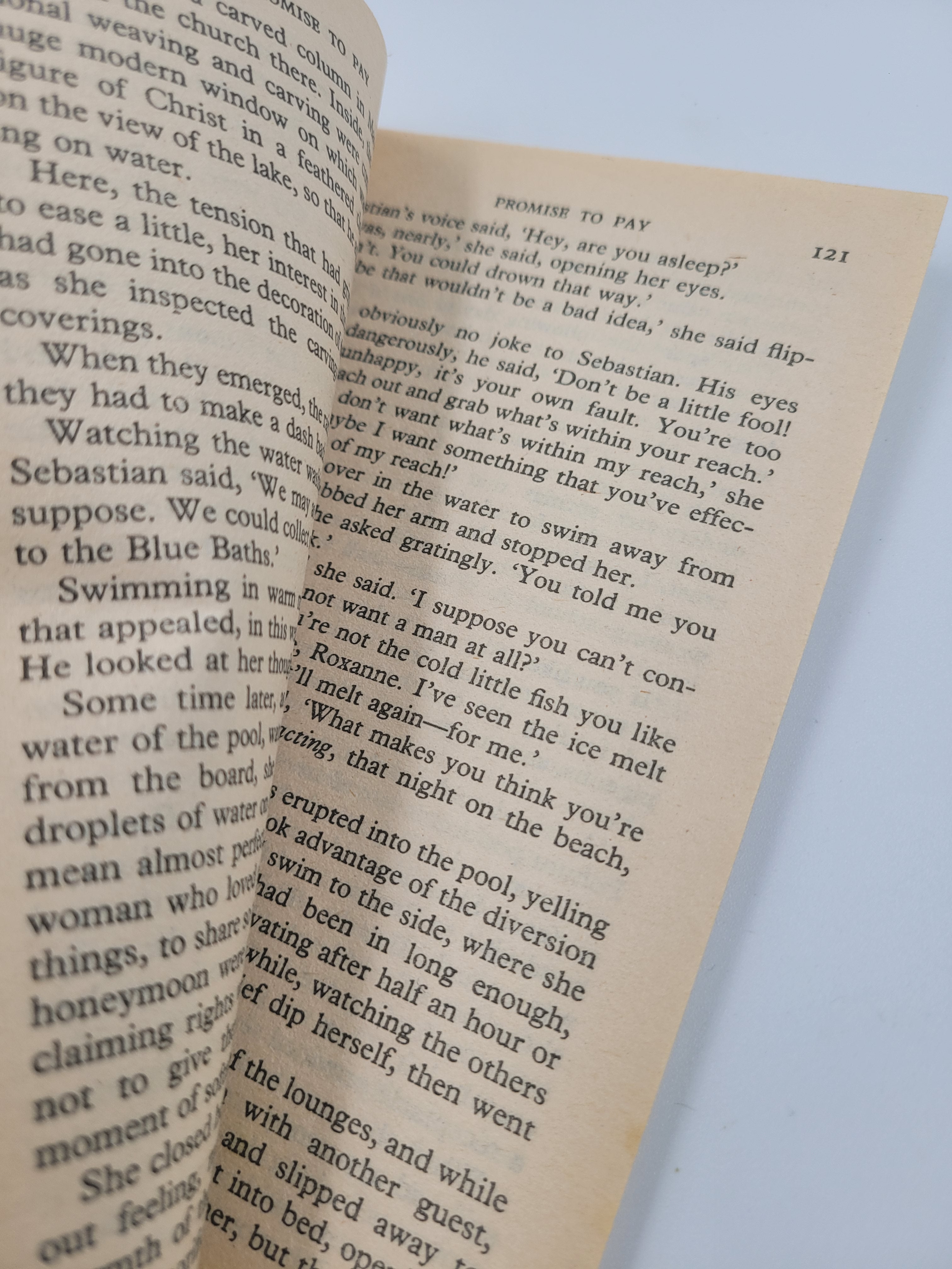Promise to Pay by Daphne Clair – Harlequin Presents #481 (1982) – Vintage Romance Paperback