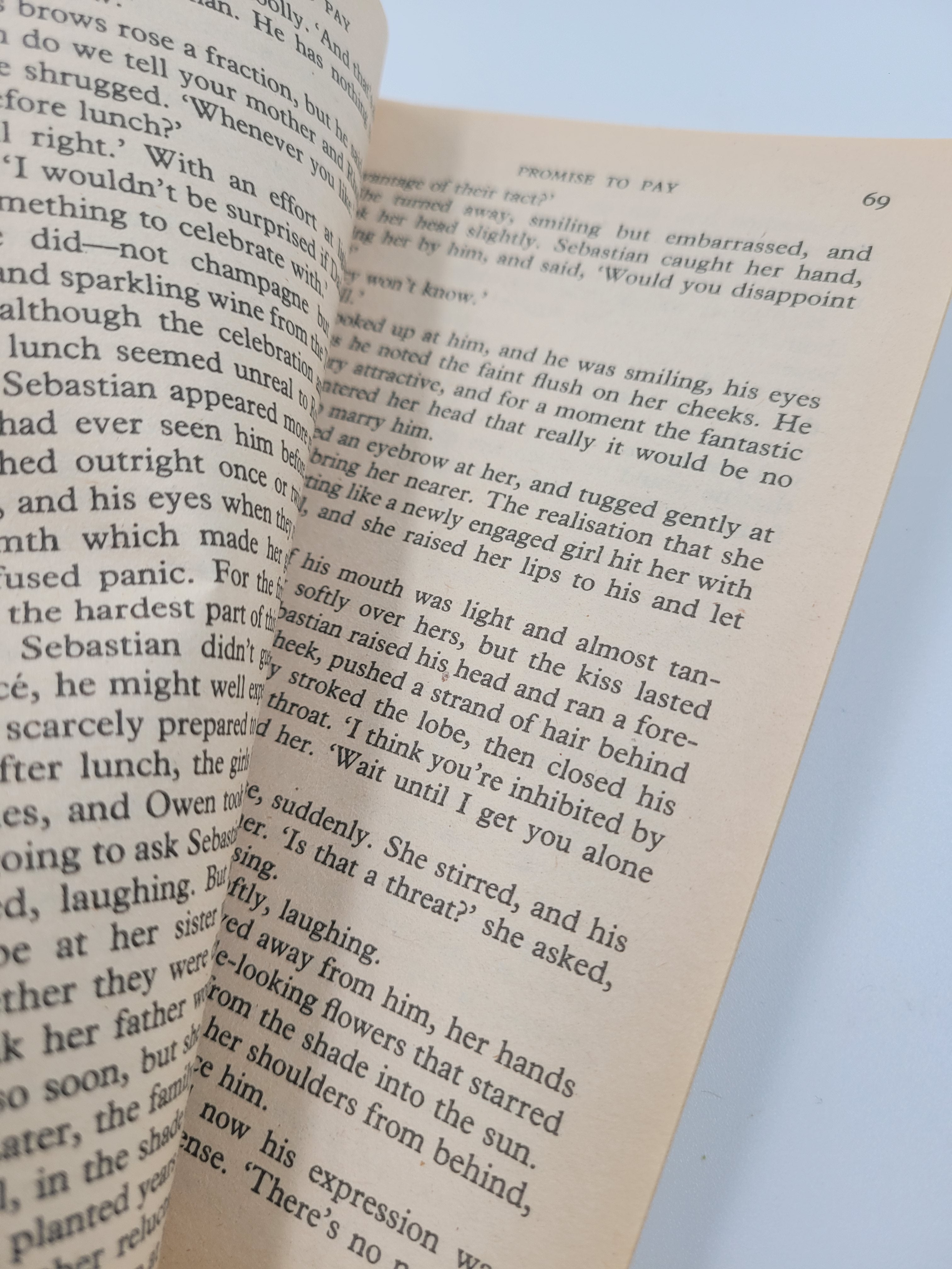 Promise to Pay by Daphne Clair – Harlequin Presents #481 (1982) – Vintage Romance Paperback