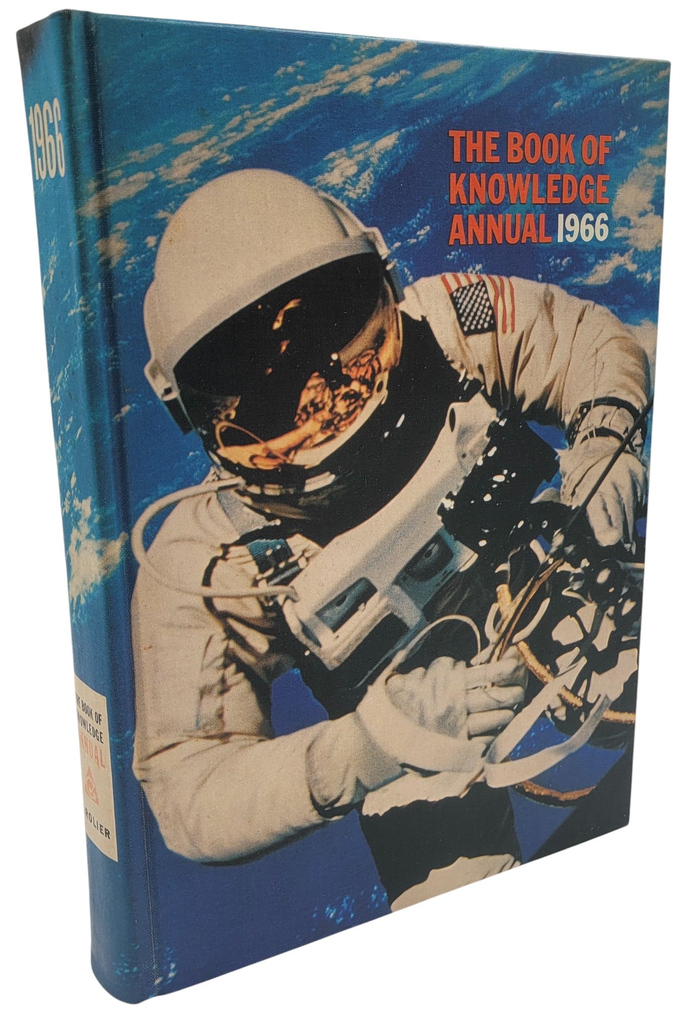 The Book of Knowledge Annual 1966 – Grolier Vintage Space Race Edition