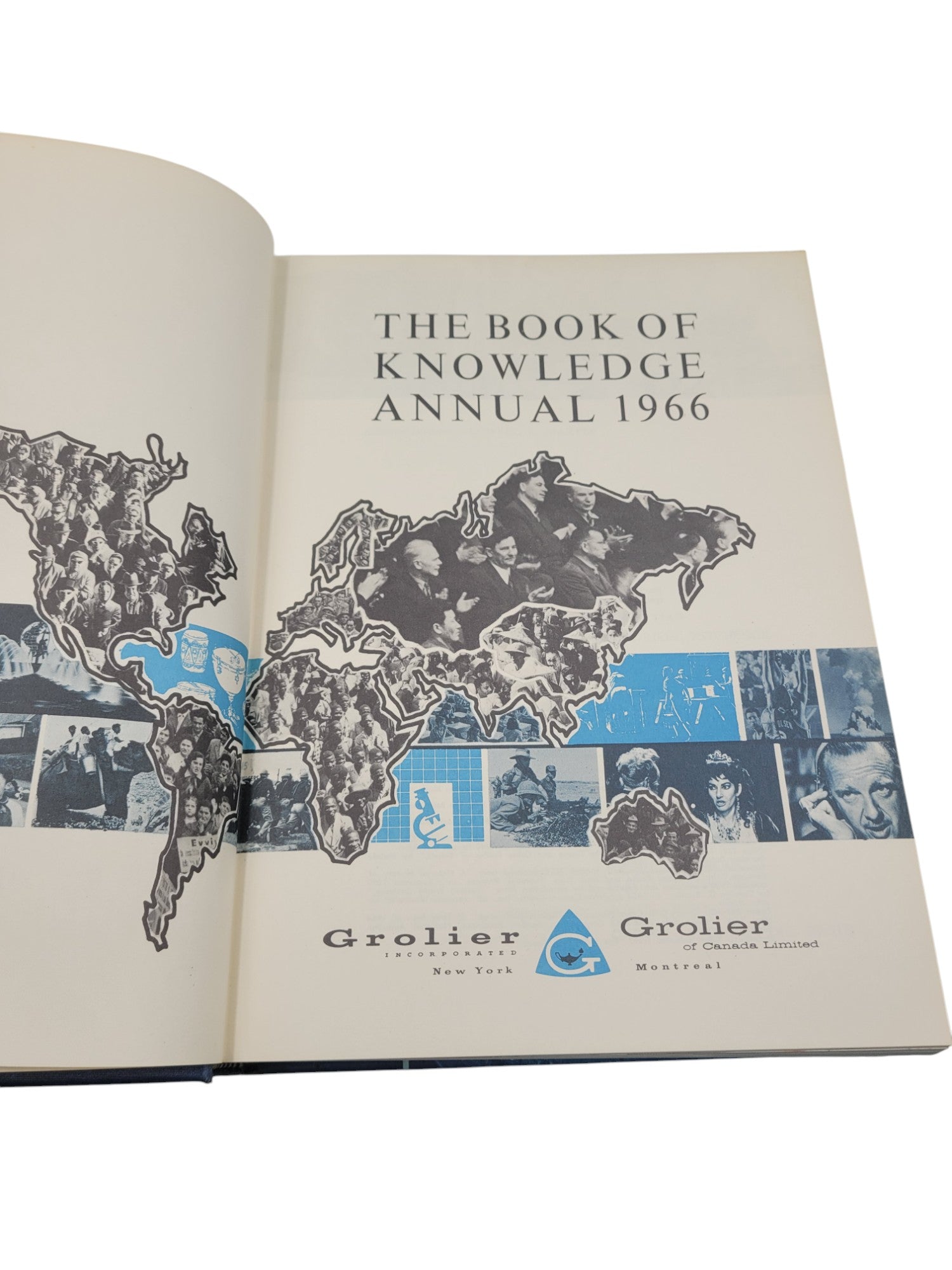 The Book of Knowledge Annual 1966 – Grolier Vintage Space Race Edition