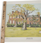 Rare 1978 Wickland Print by Sara Trigg – Home of Three Governors